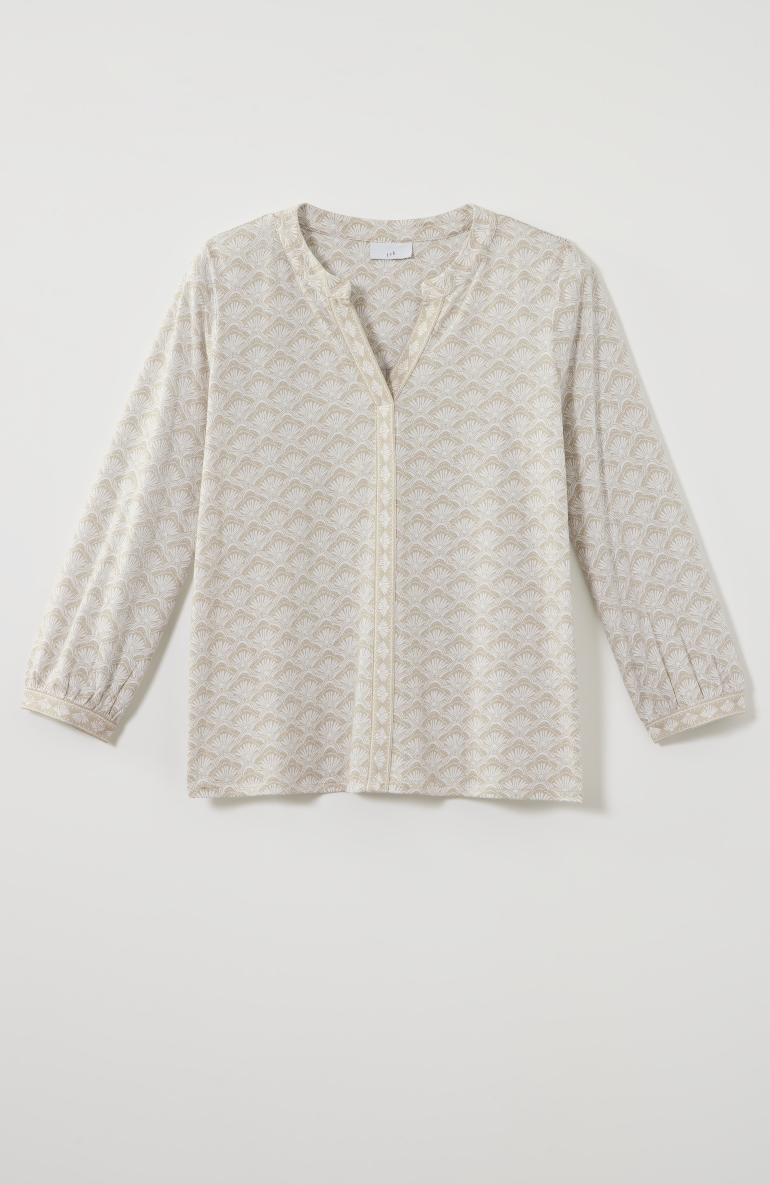 Printed-Border Popover | JJill