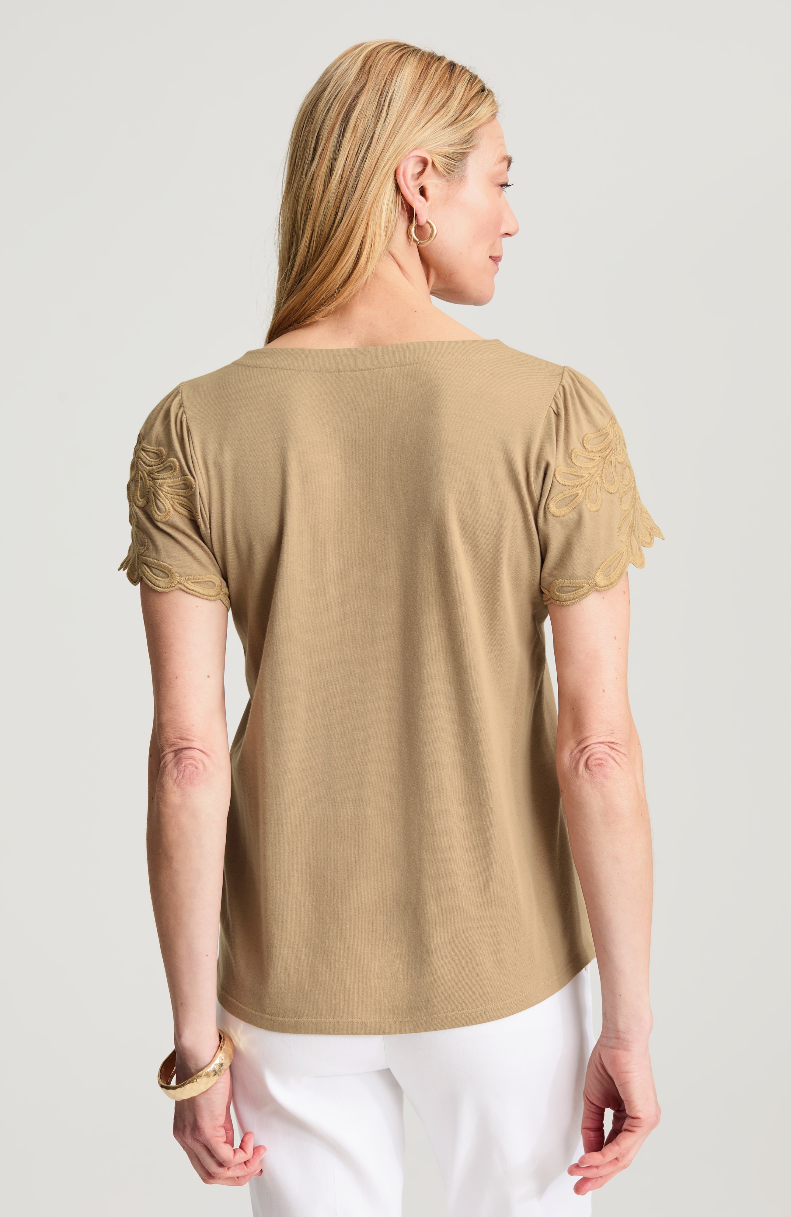 embroidered top
