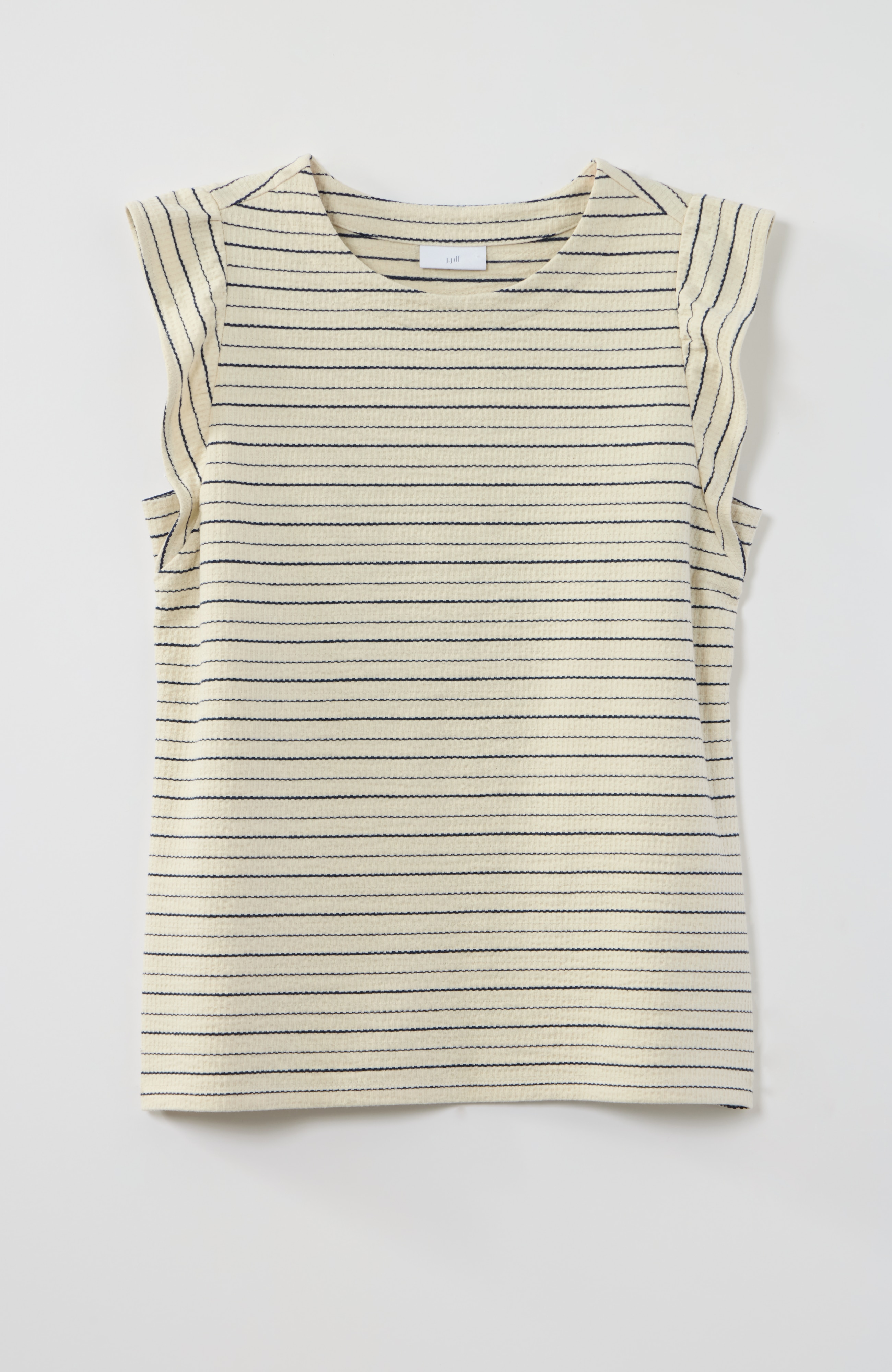 Textured Ruffle-Sleeve Top | JJill