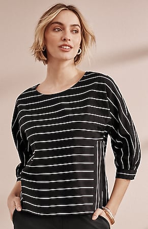 Image for Mixed-Stripes Top