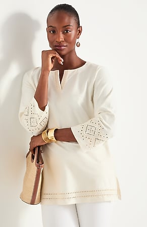 Image for Embroidered Knit Tunic