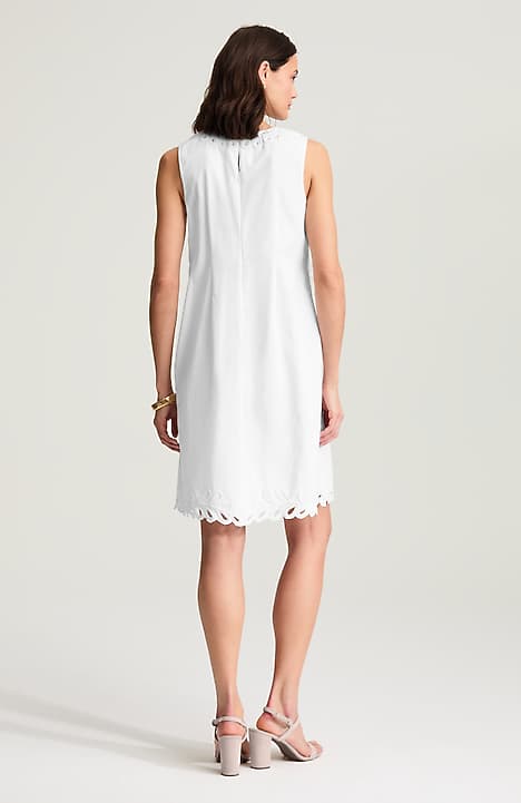 dress hem STYLE 040 // BUBBLE GOWN THE OWN STUDIO or vintage cocktails. Embroidered Scalloped-Hem Dress | JJill