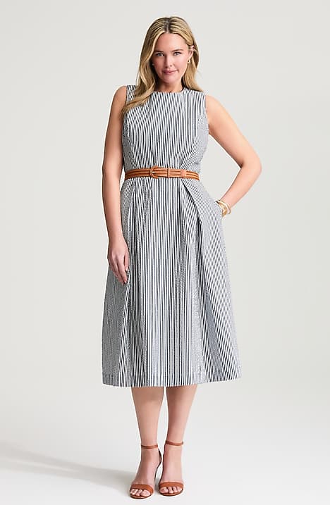 pleat front midi dress LTS Women's Tall Olive Green Tie Front Midi Dress Size 16