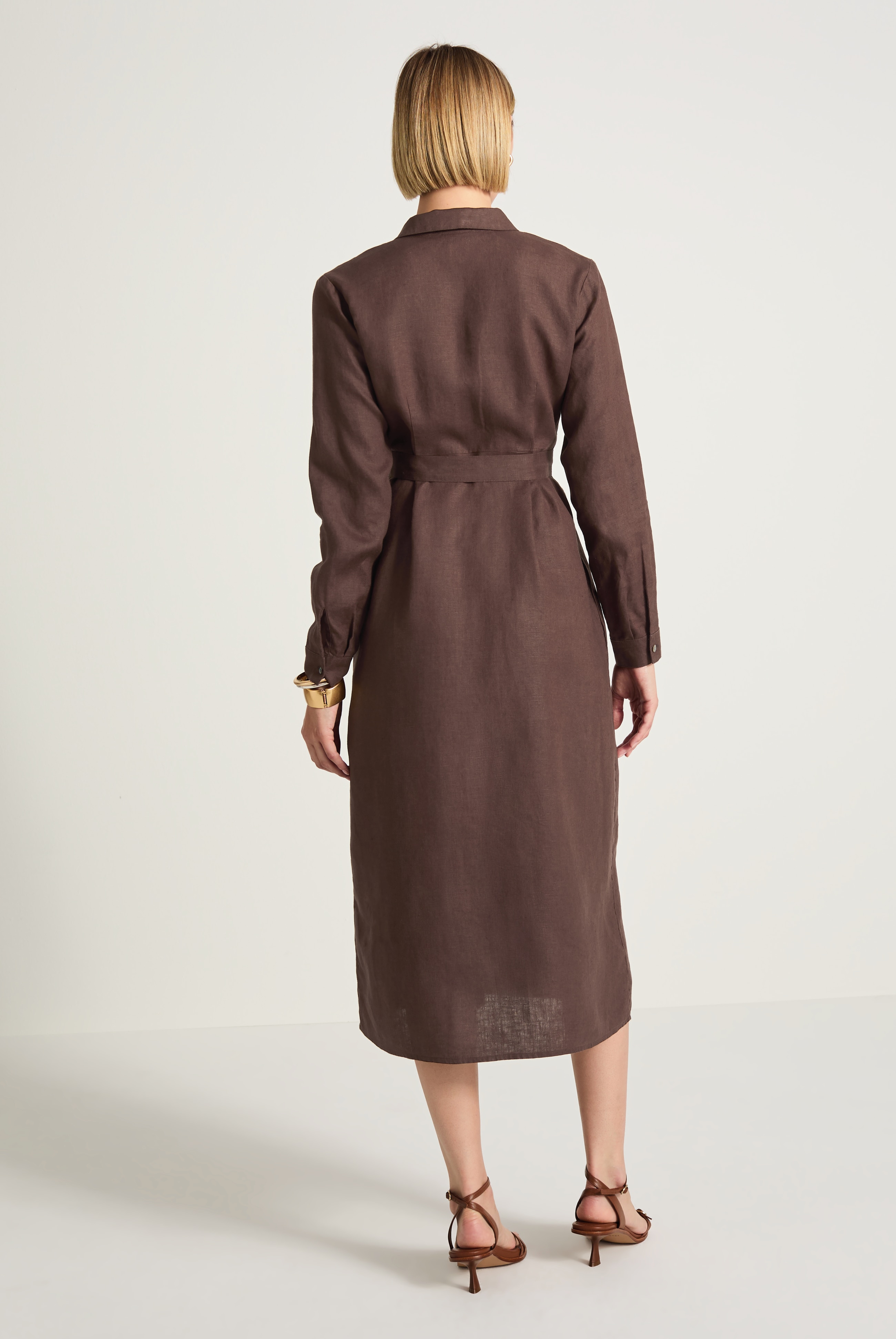 Belted A-Line Shirtdress | JJill