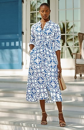 Image for Belted A-Line Shirtdress