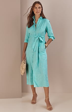 Image for Belted A-Line Shirtdress
