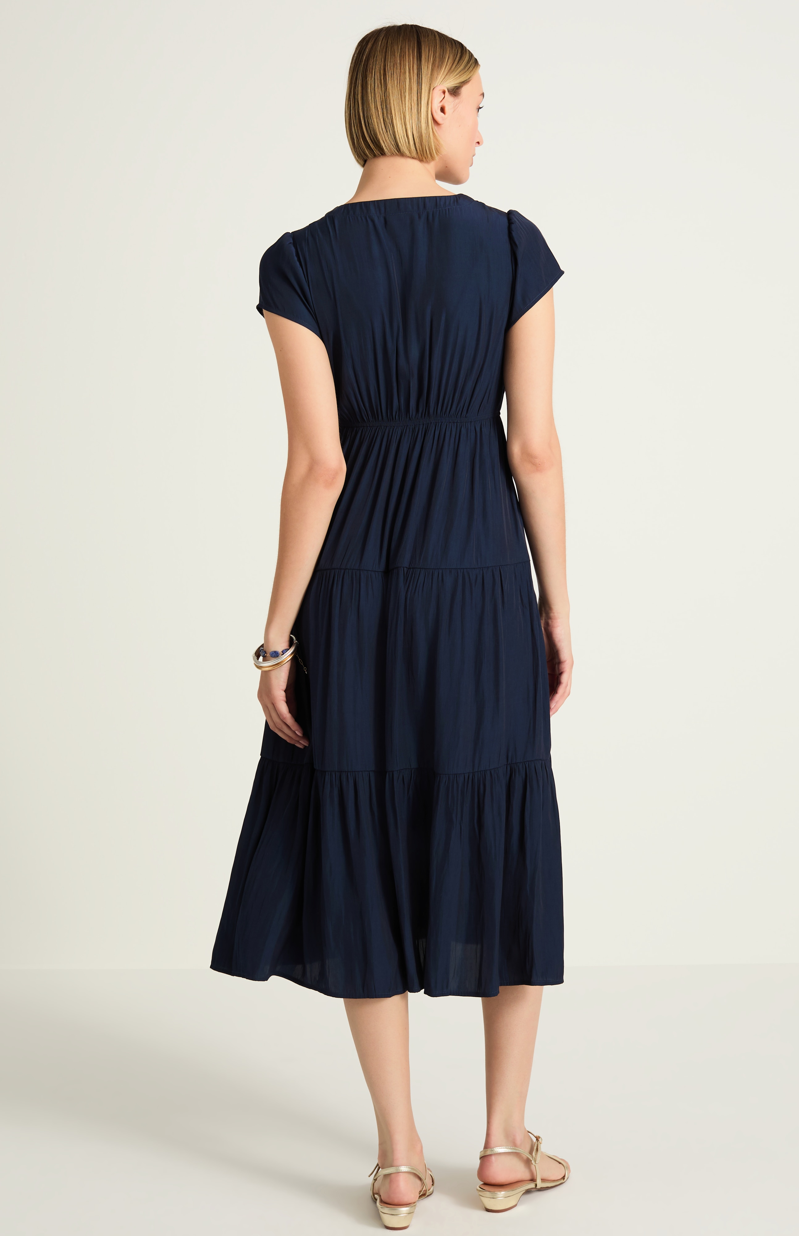 Tiered Midi Dress | JJill