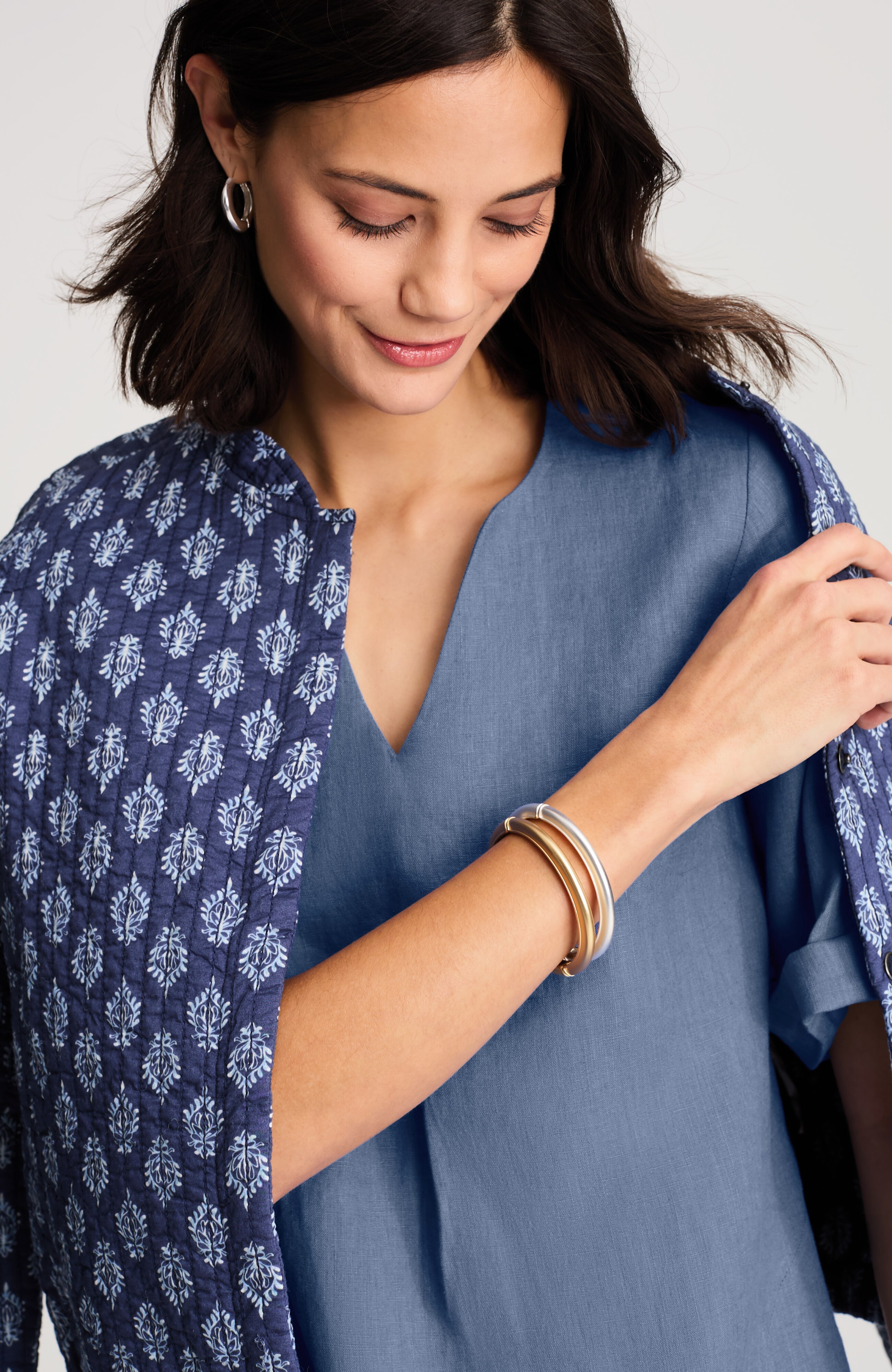 easy linen a-line dress