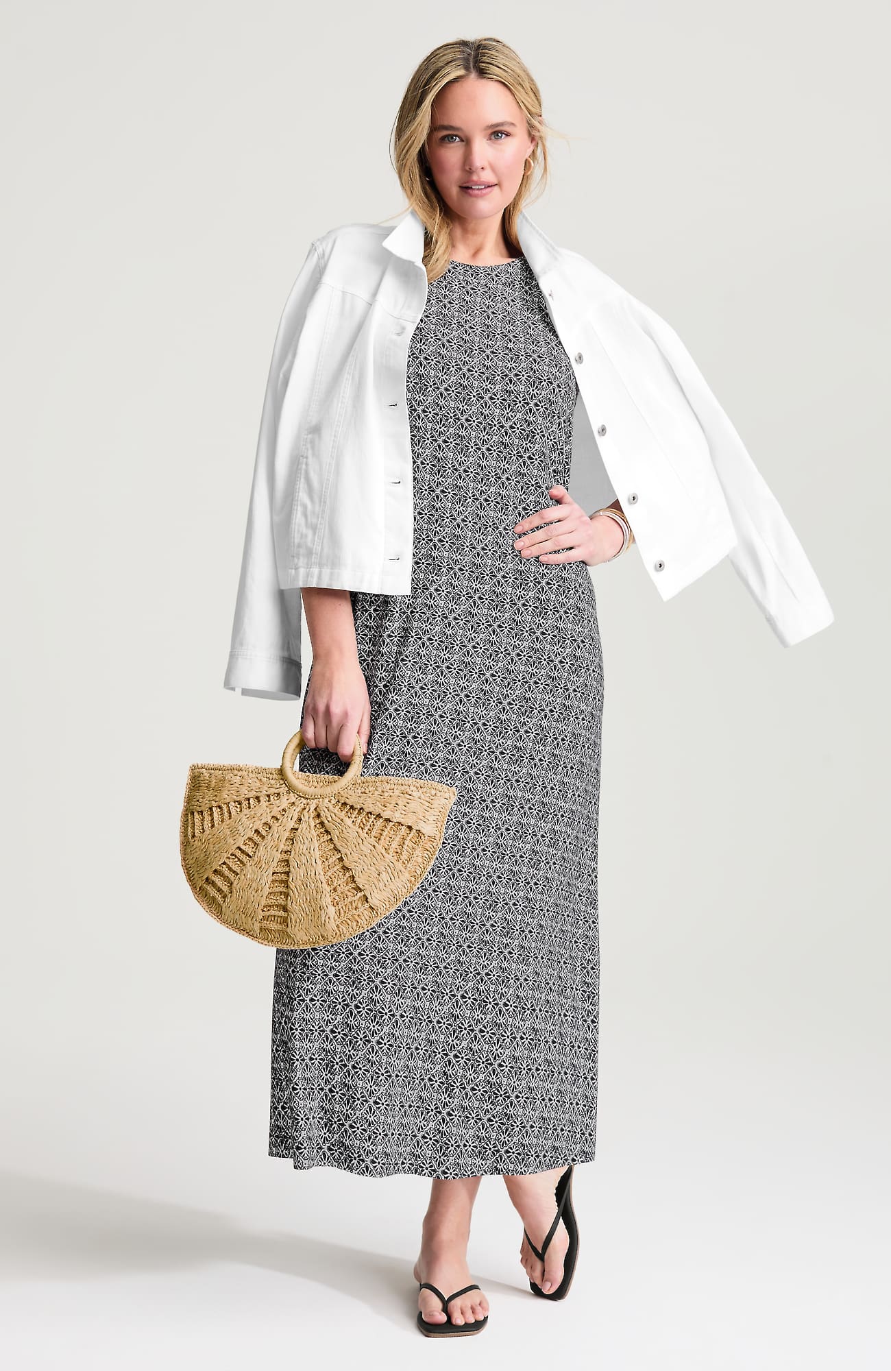 Jjill Knit High-neck Maxi Dress