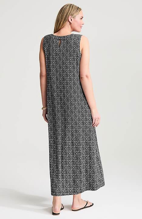 high neck maxi dress pattern Ruffle High Neck Vintage Dress