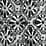 black painterly medallion, $84.99