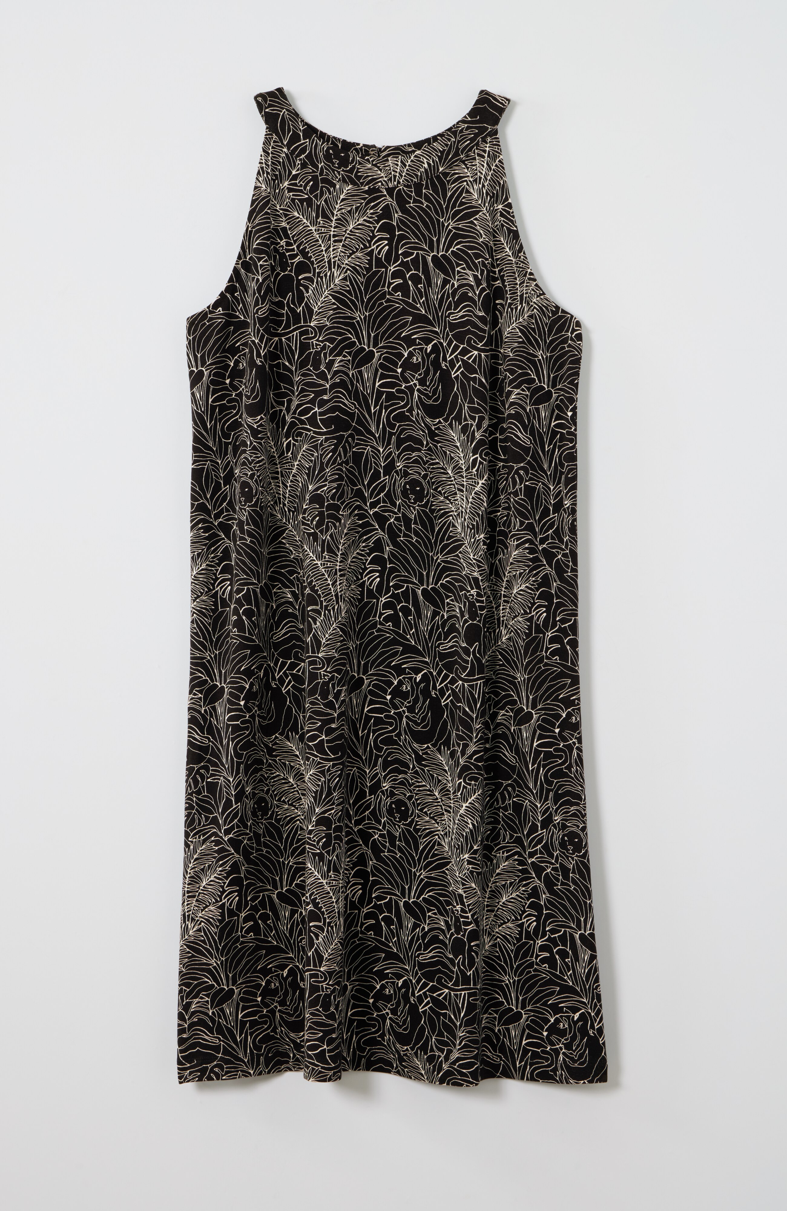 Printed A-Line Shift Dress | JJill