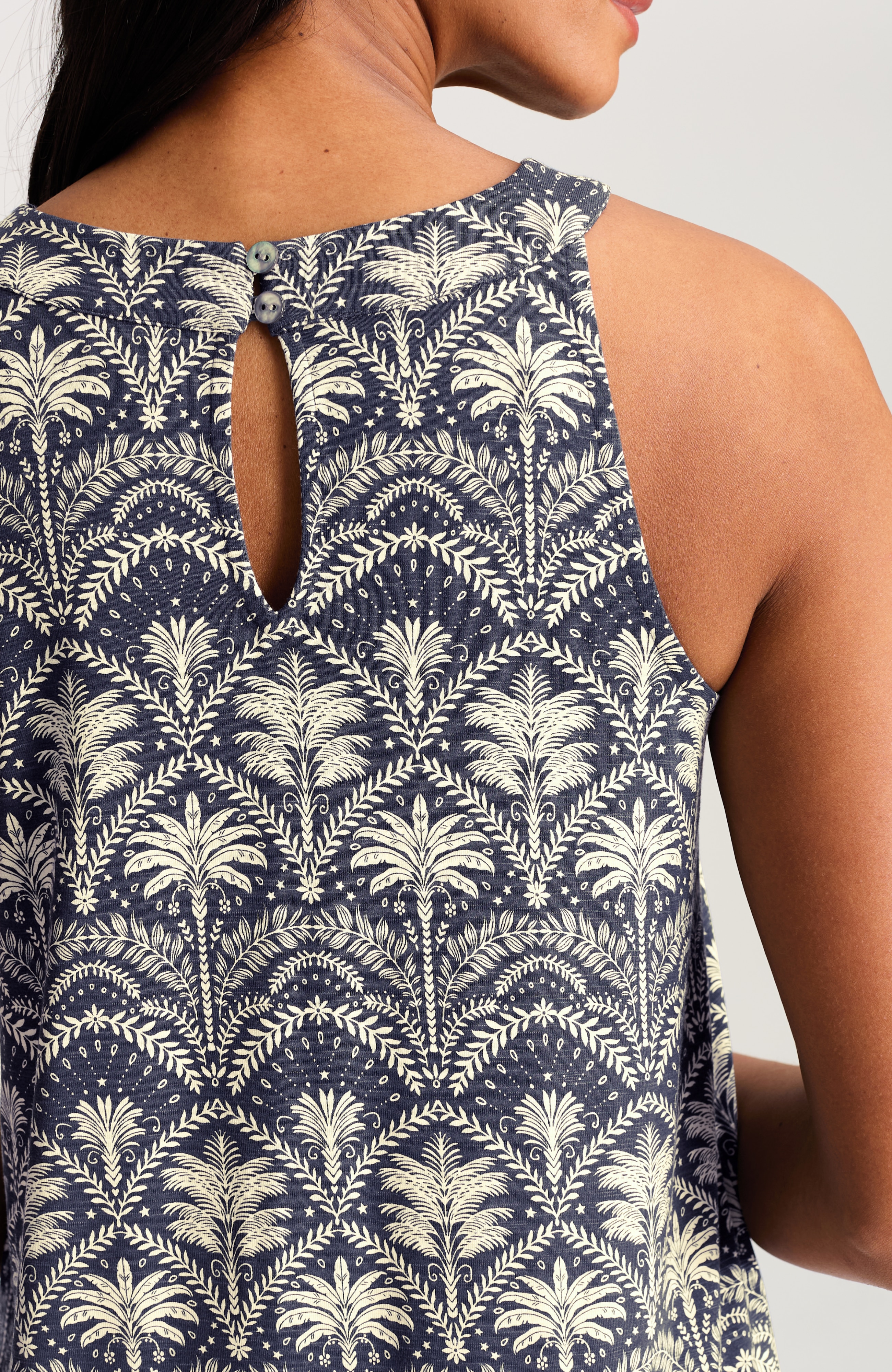 printed a-line shift dress