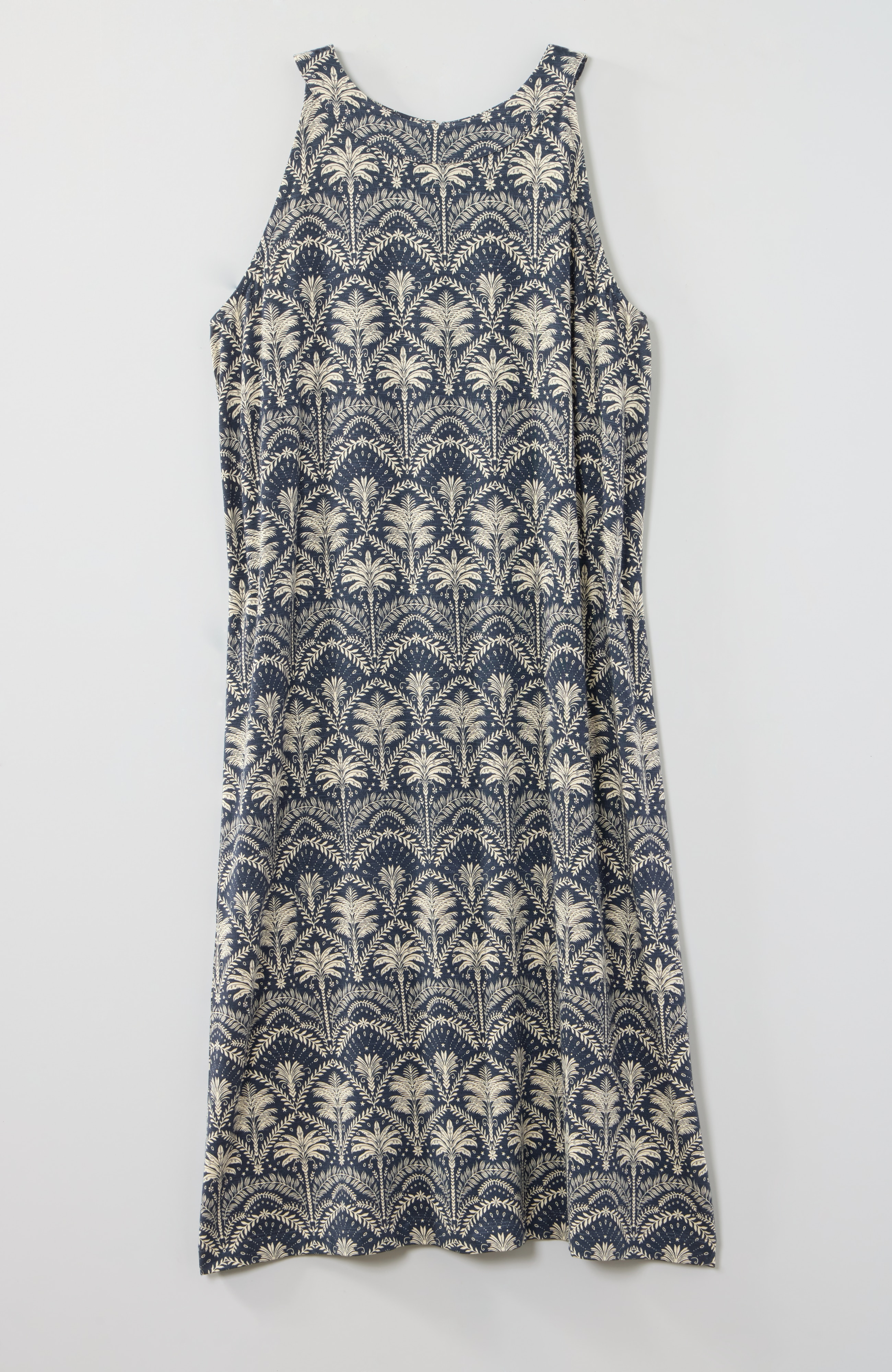 printed a-line shift dress