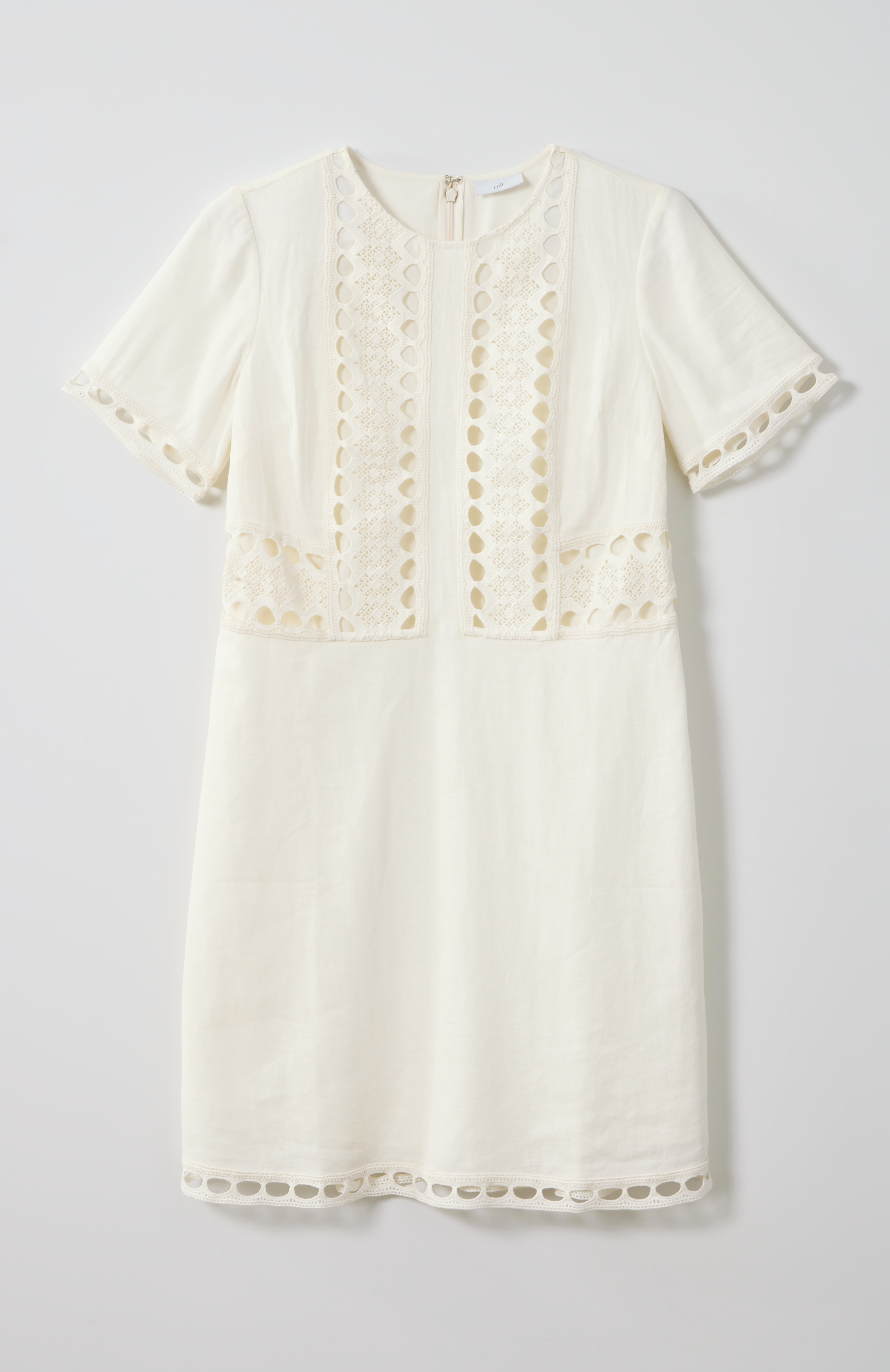 CROCHET-TRIM DRESS | JJill