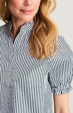 Image for Ruffled Cotton-Poplin Top
