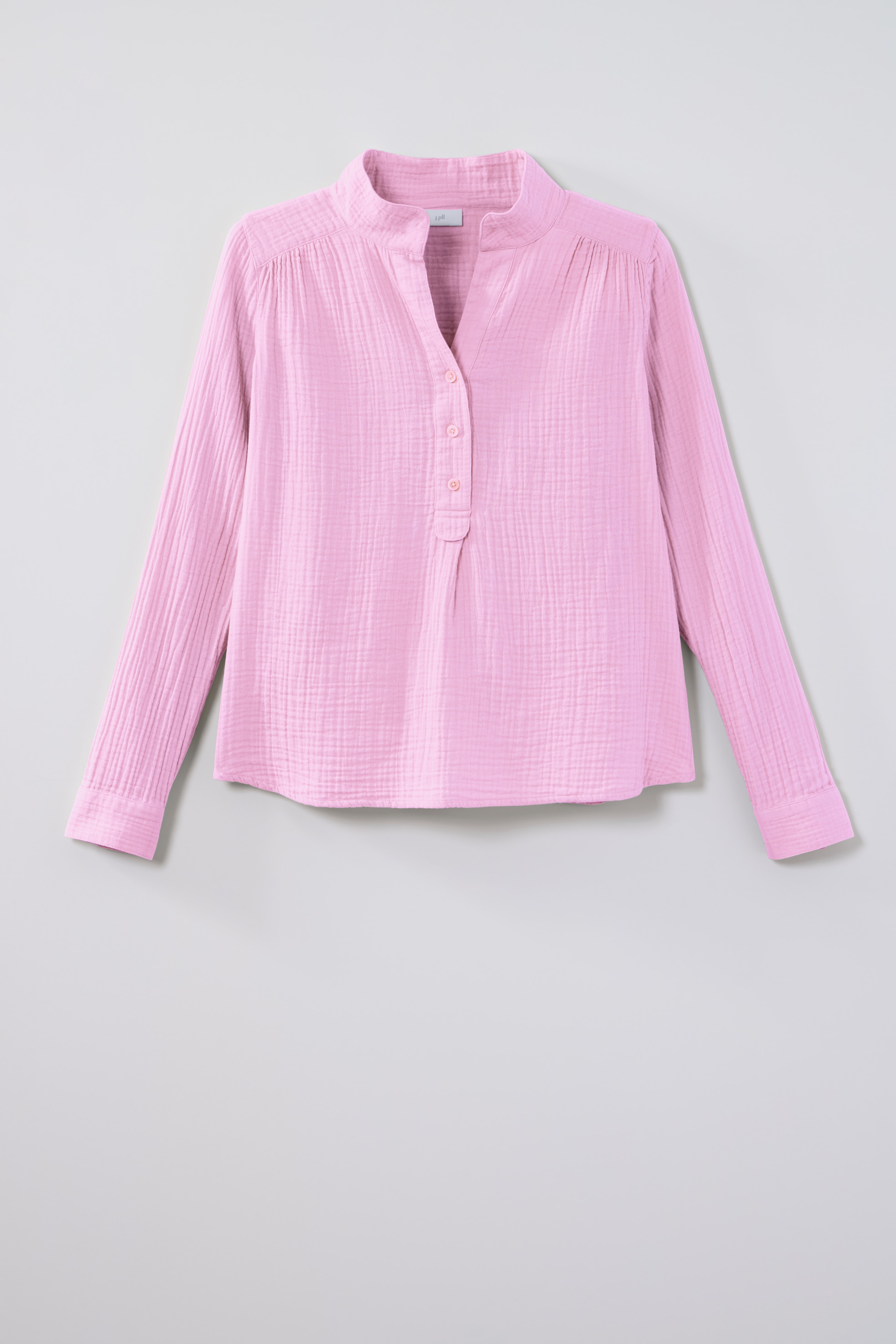 cotton-gauze henley popover
