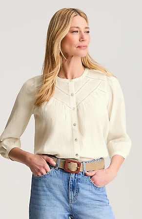 Image for Trimmed Cotton Top