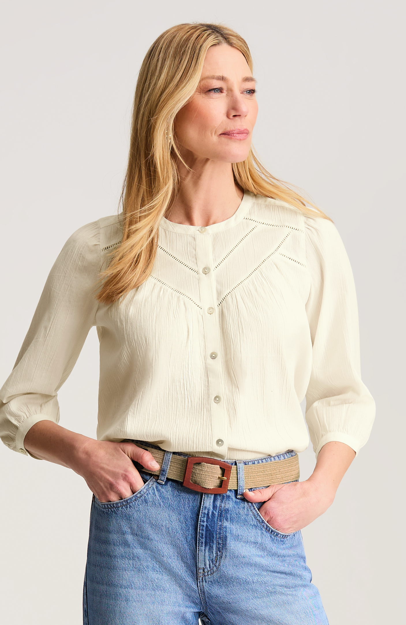 Trimmed Cotton Top - image 2