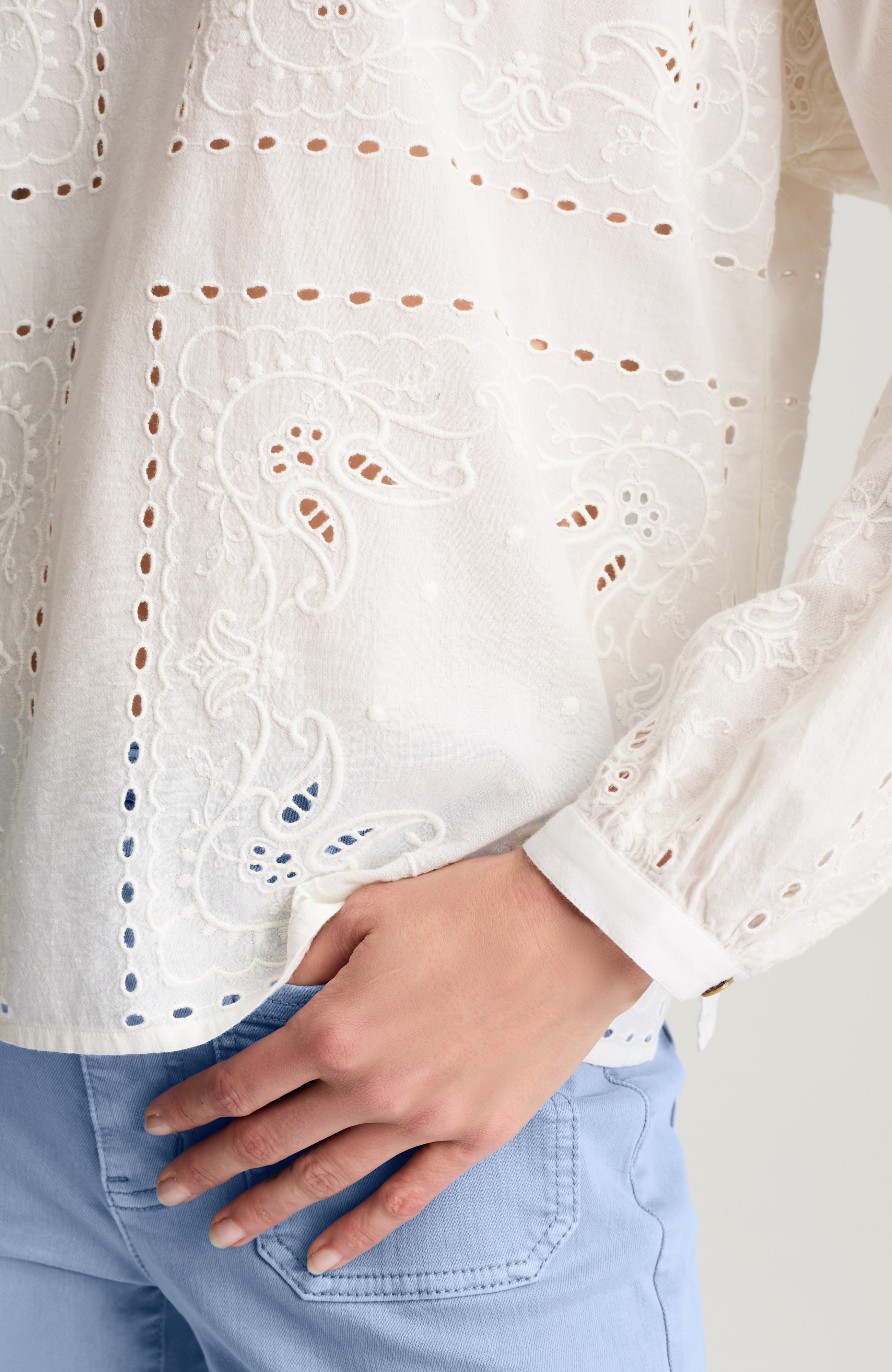 bandana-embroidered popover