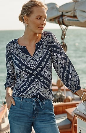 Image for Bandana-Printed Shirt