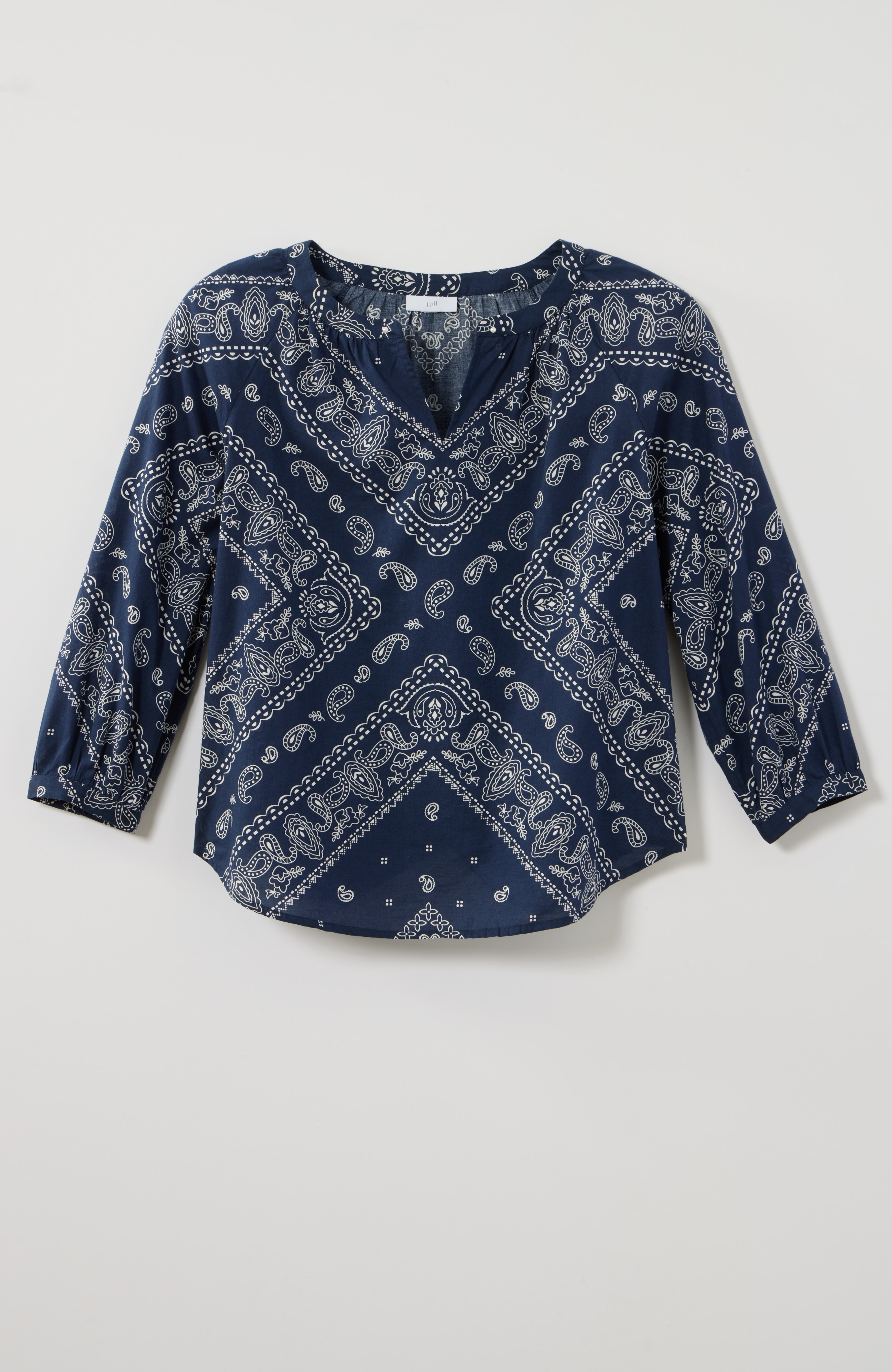 bandana-printed shirt