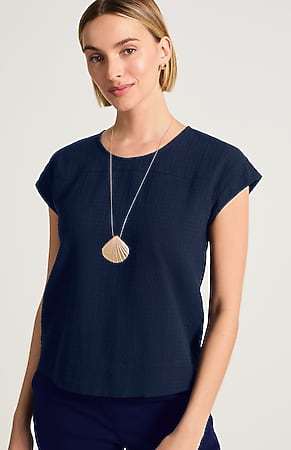 Image for Seersucker Seamed Shirt