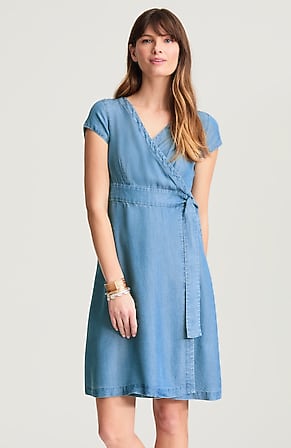 Image for Tencel™ Lyocell Wrap Dress