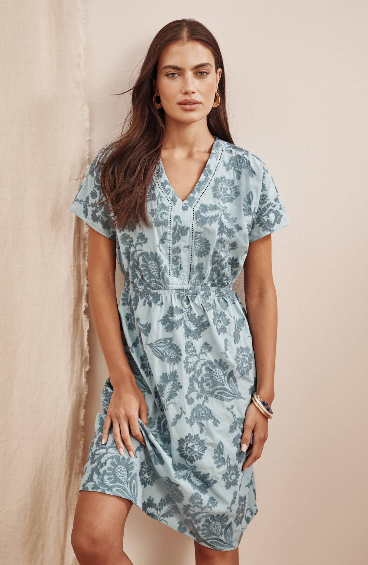 dolman sleeve shirt dress Buttoned Dolman Sleeve T-Shirt Dress