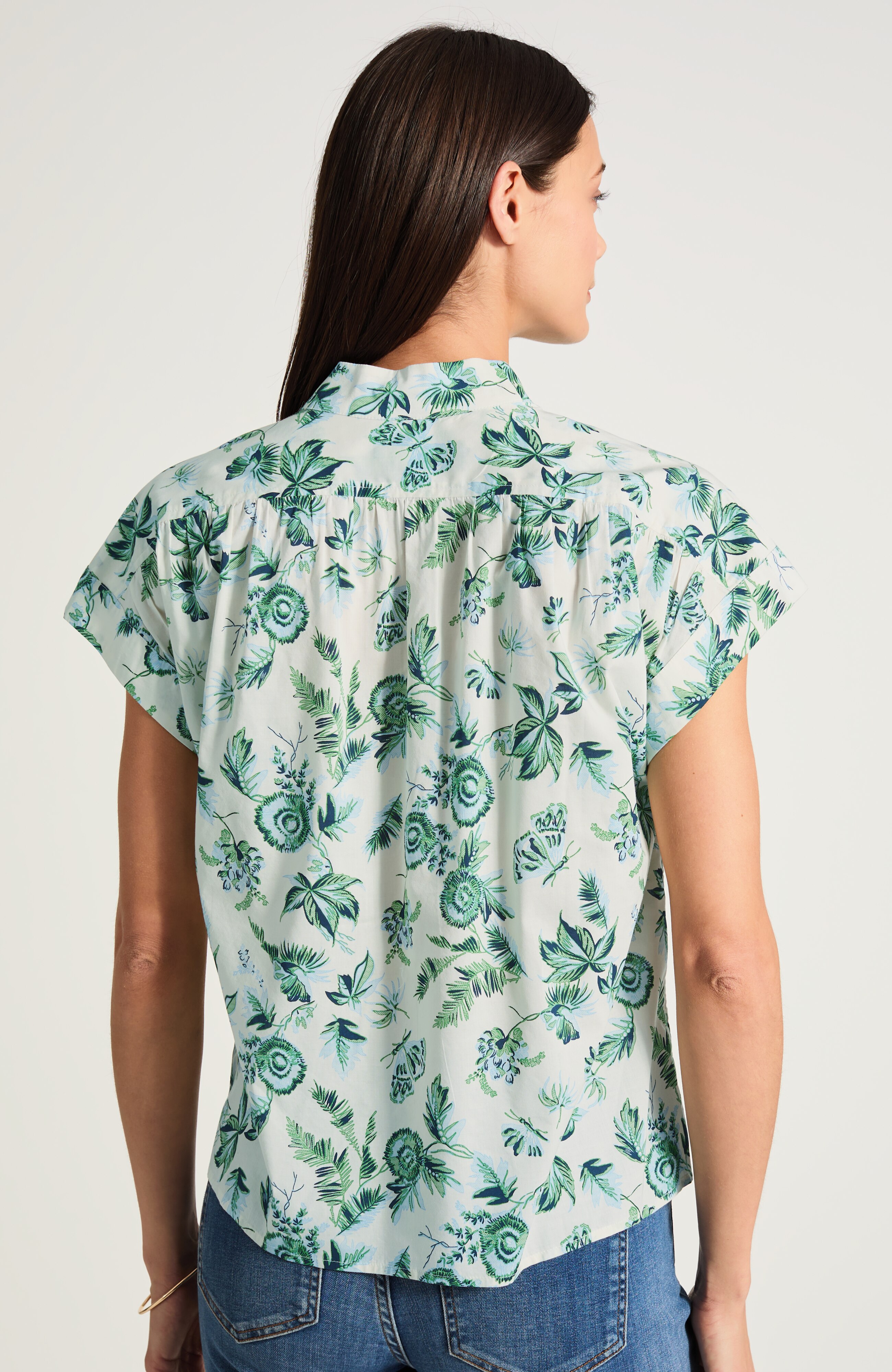 Shirred Voile Top | JJill