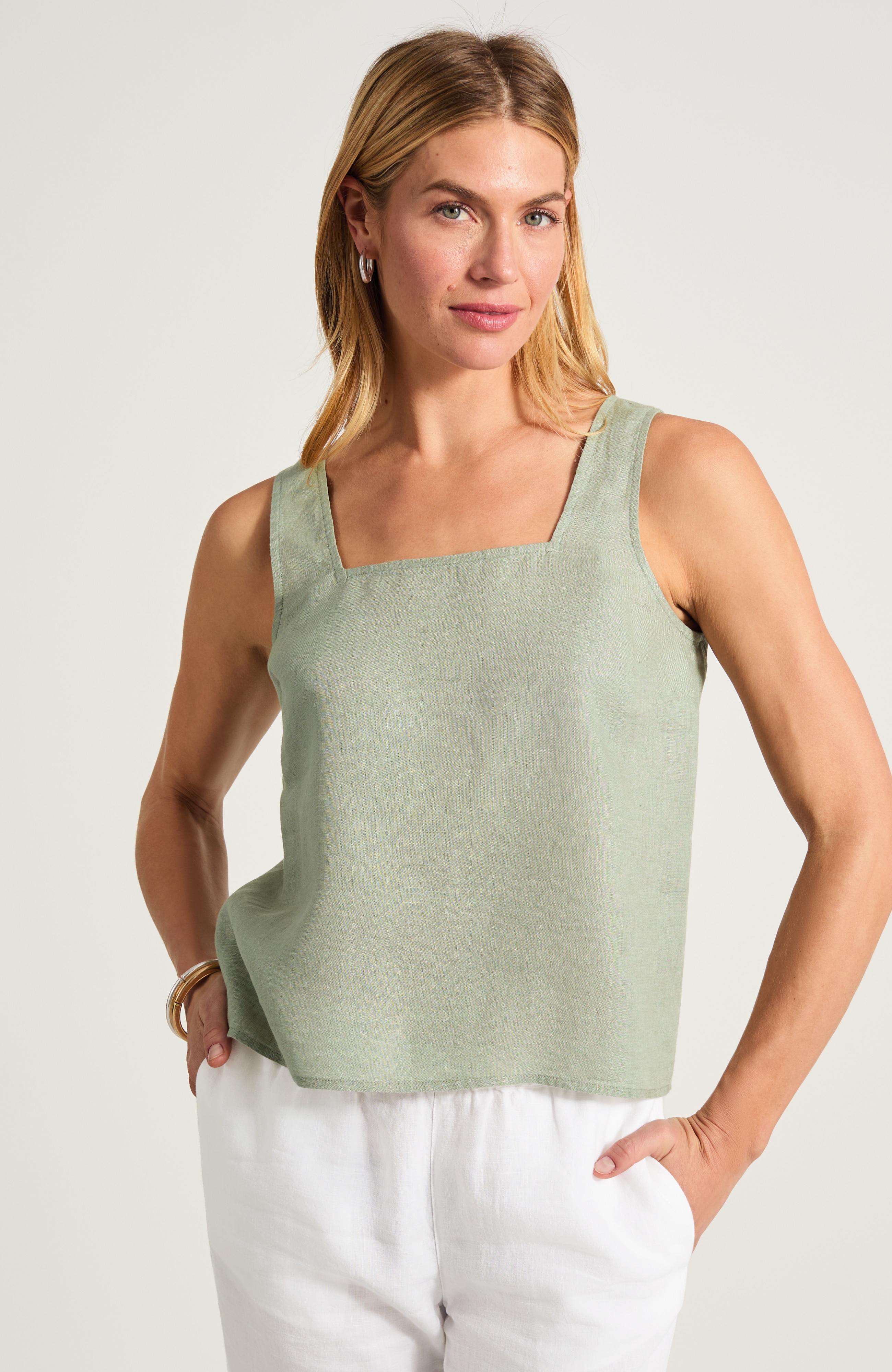 square-neck tank