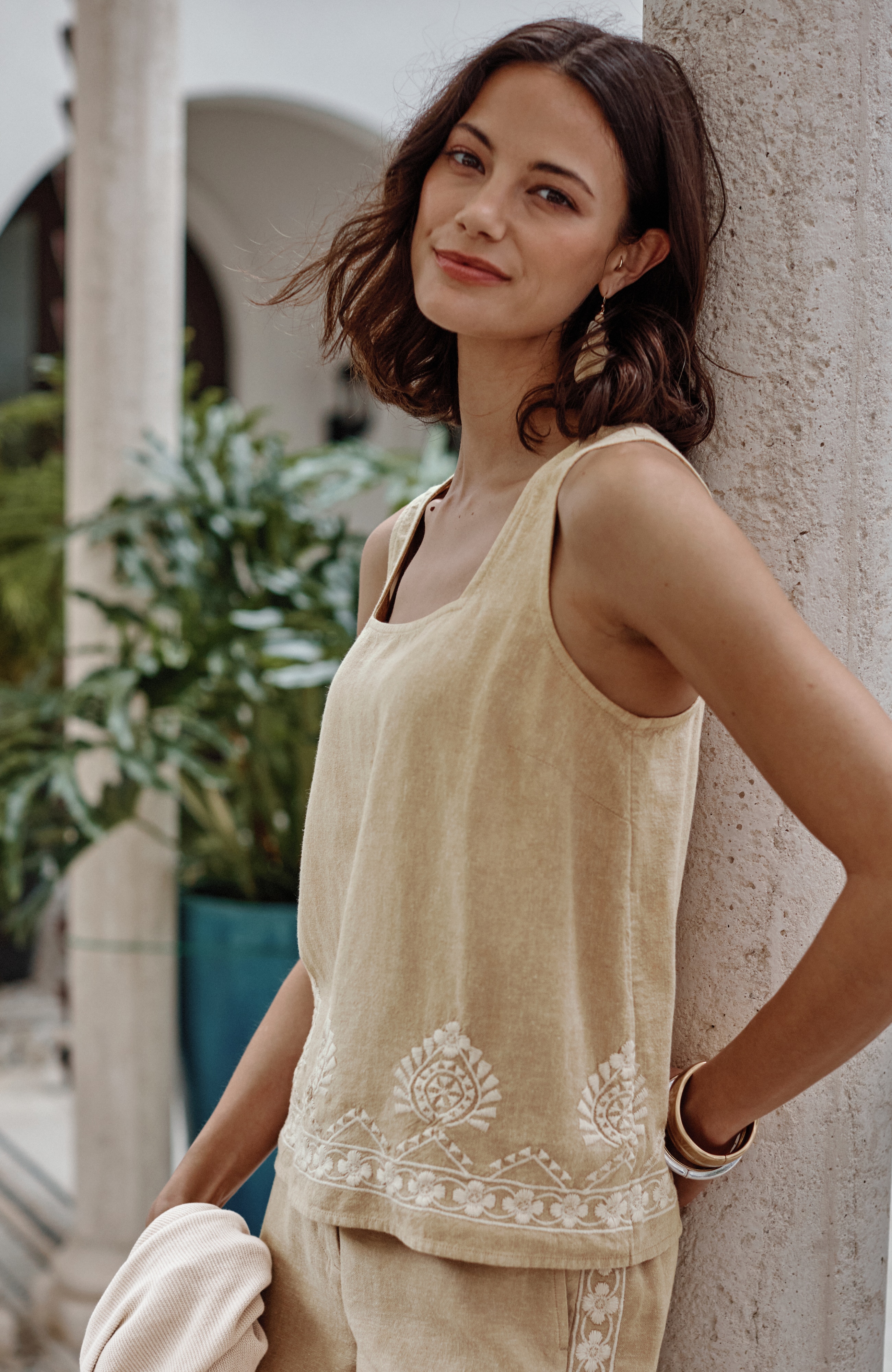 Square-Neck Tank | JJill