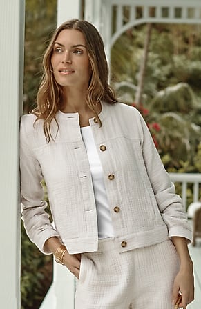 Image for Cotton-Gauze Jacket