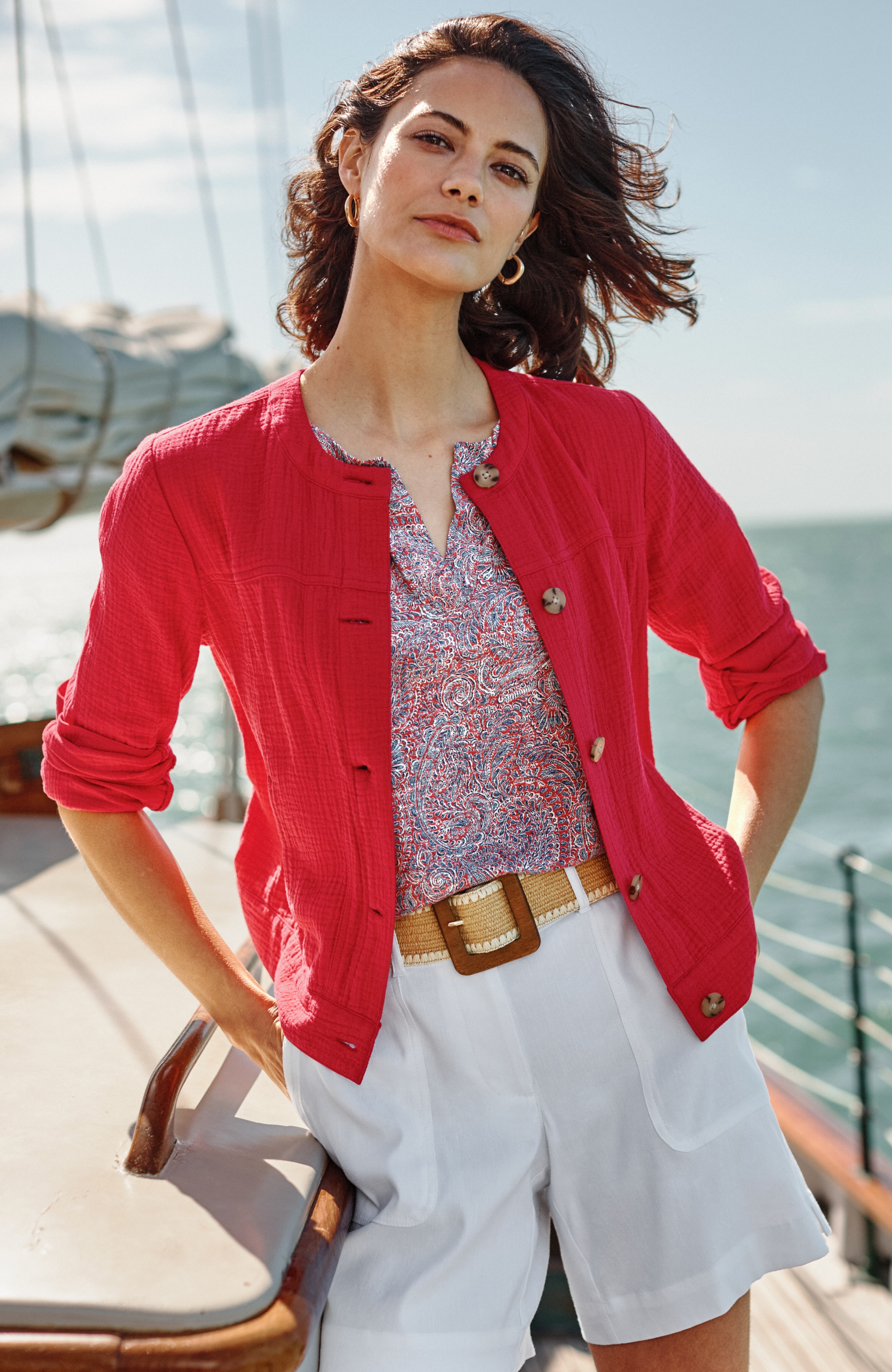 cotton-gauze jacket