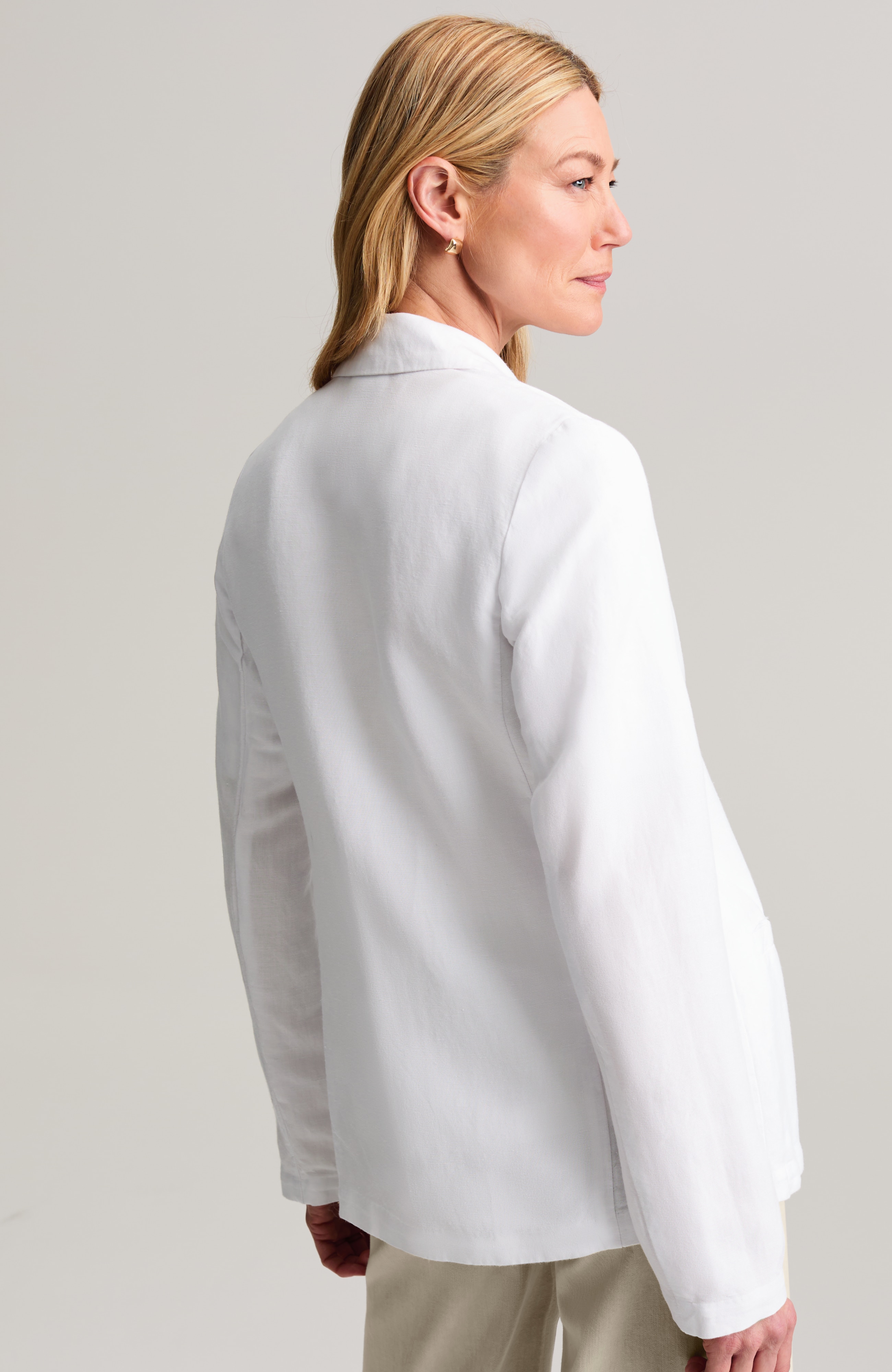 LINEN & RAYON BLAZER | JJill