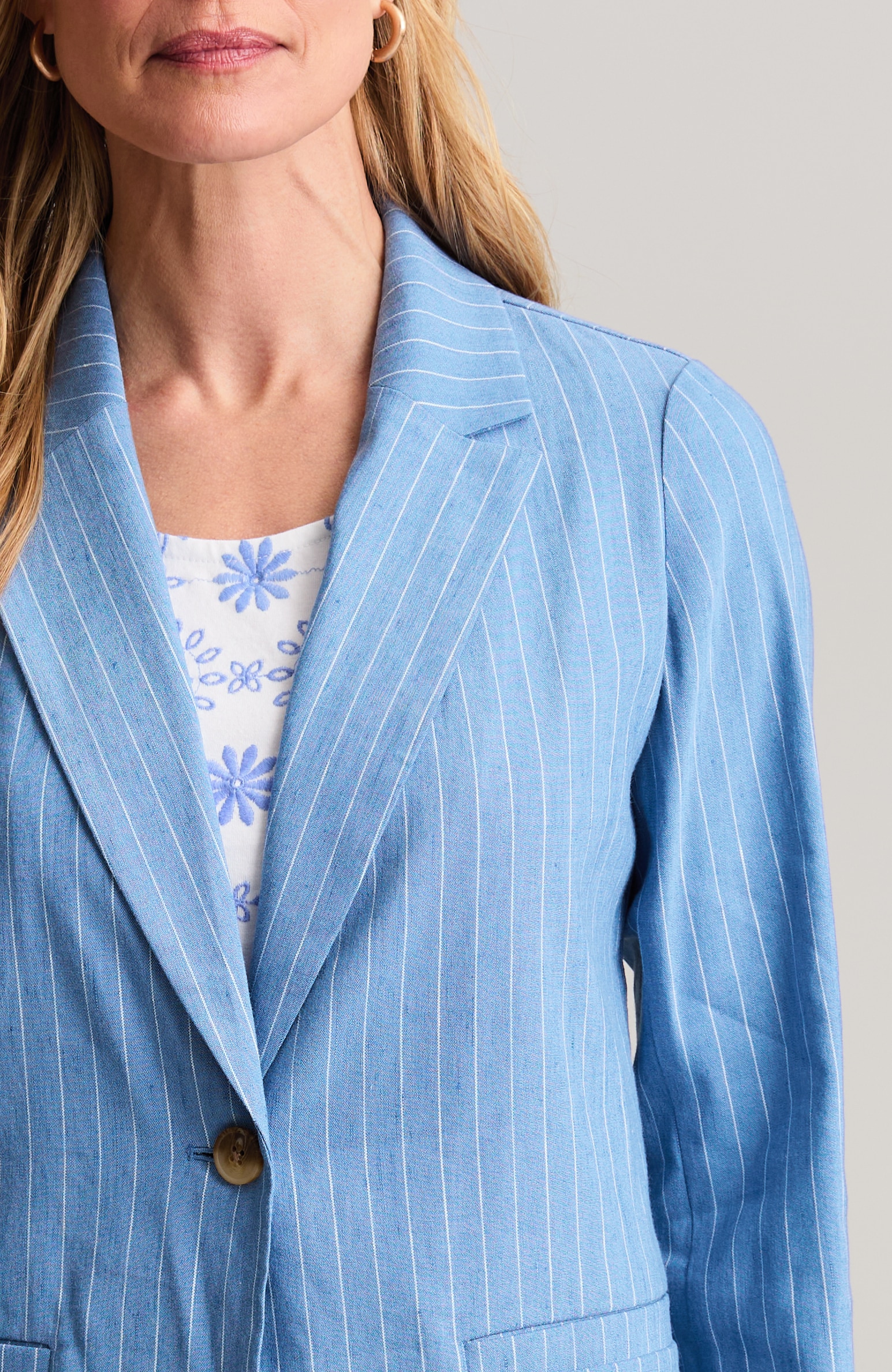 linen & rayon blazer