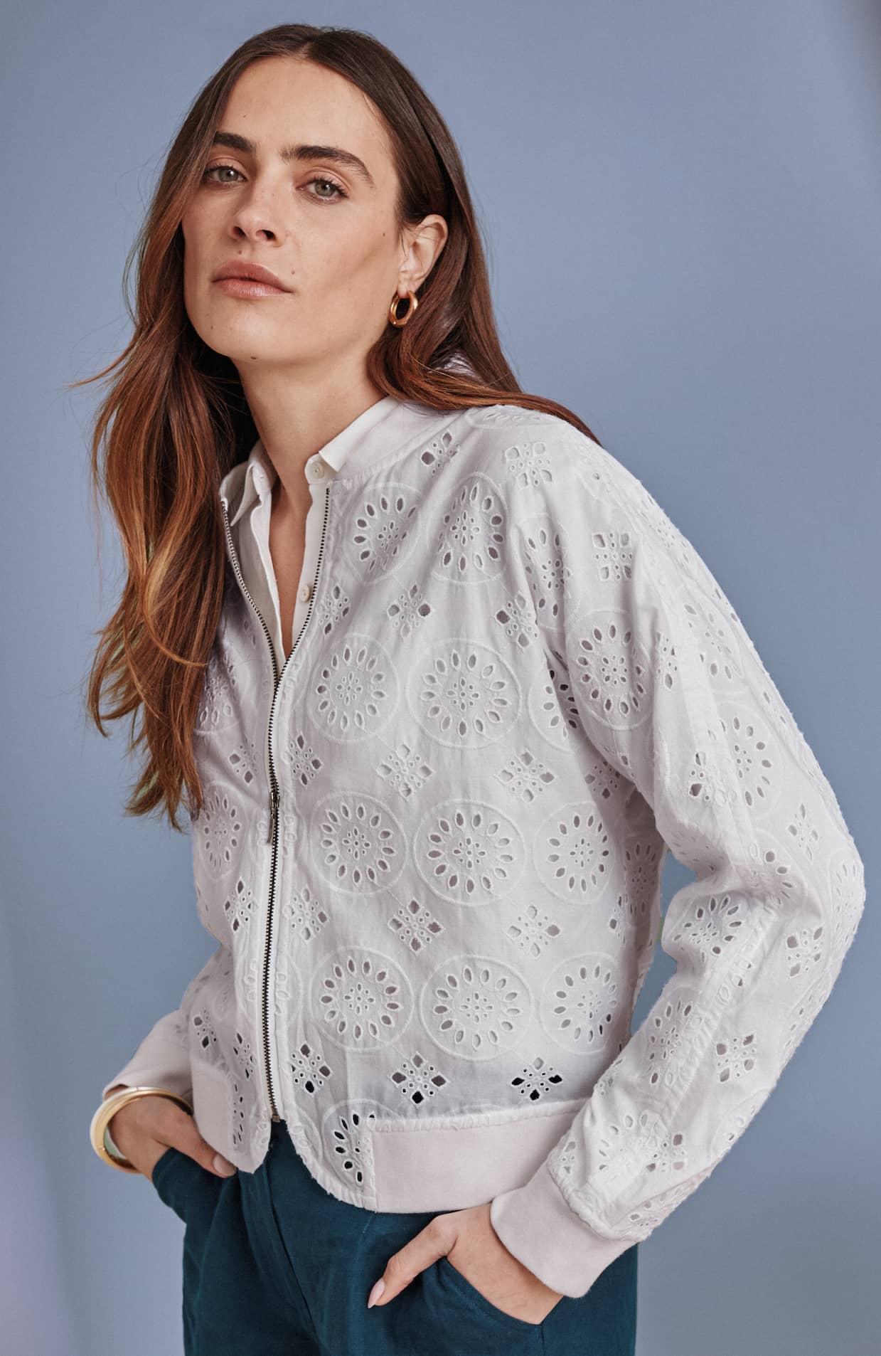 シェリエLady dot bomber jacket