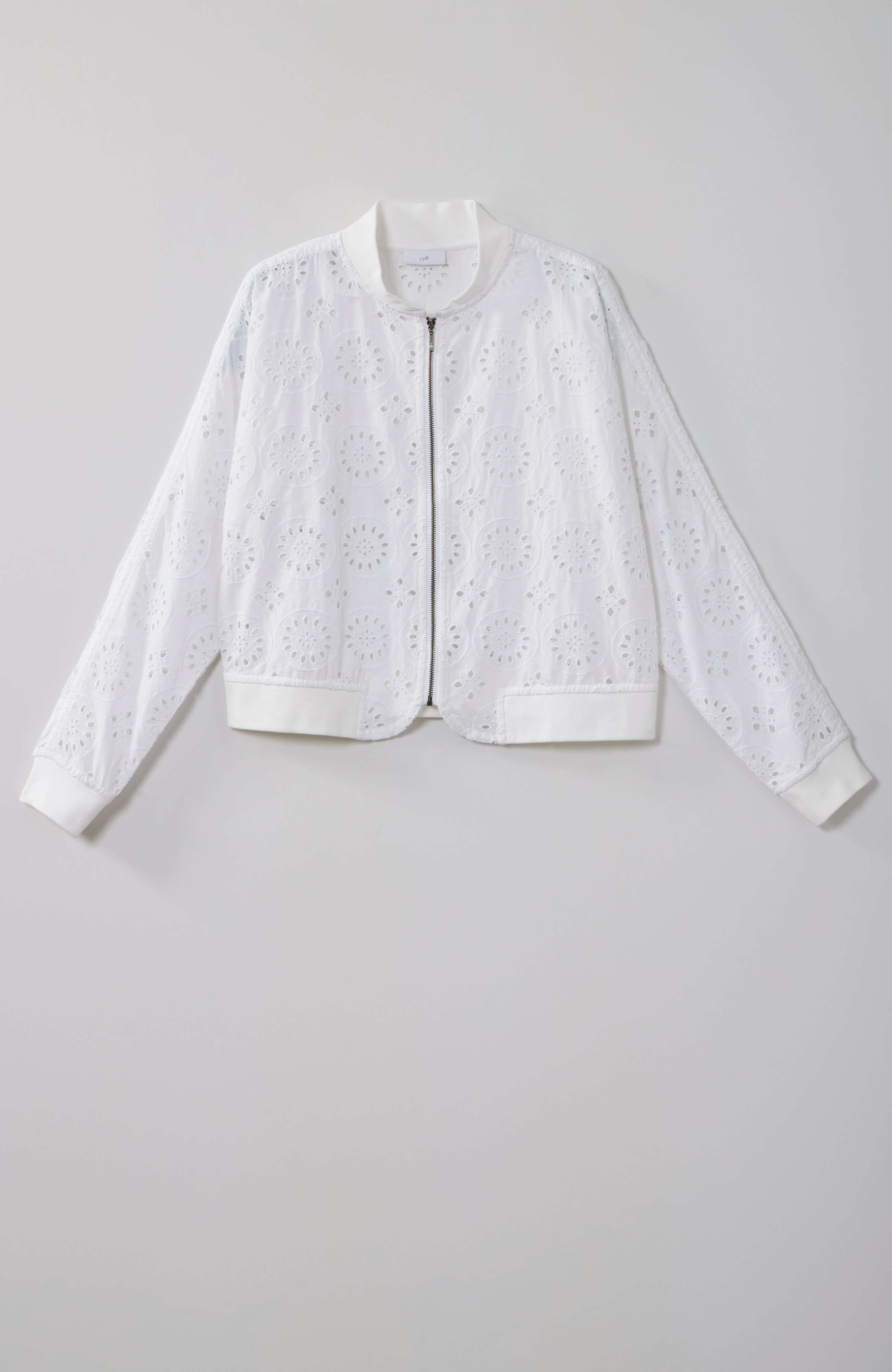 eyelet bomber jacket