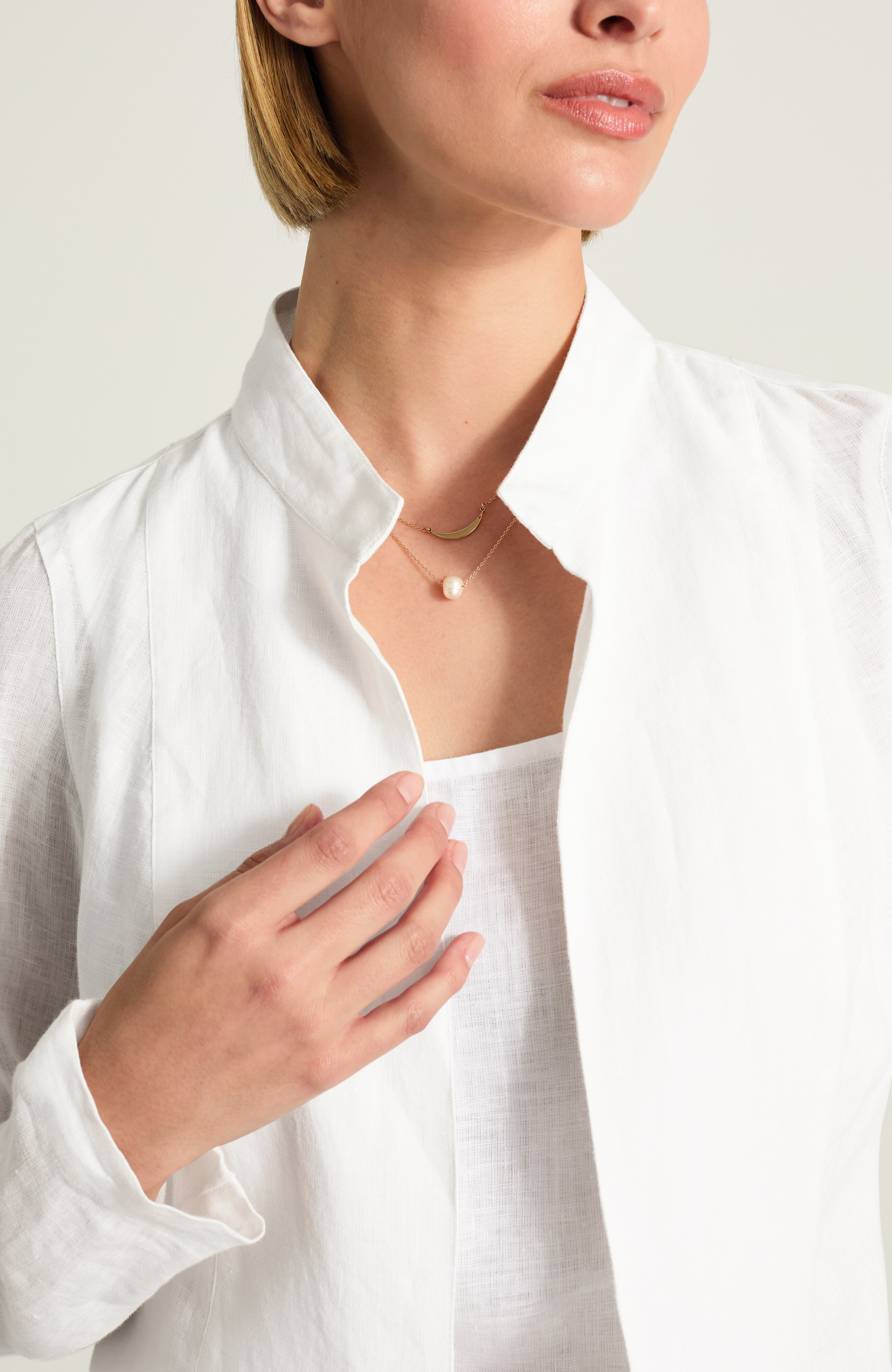 Tissue Linen Open-Front Jacket | JJill
