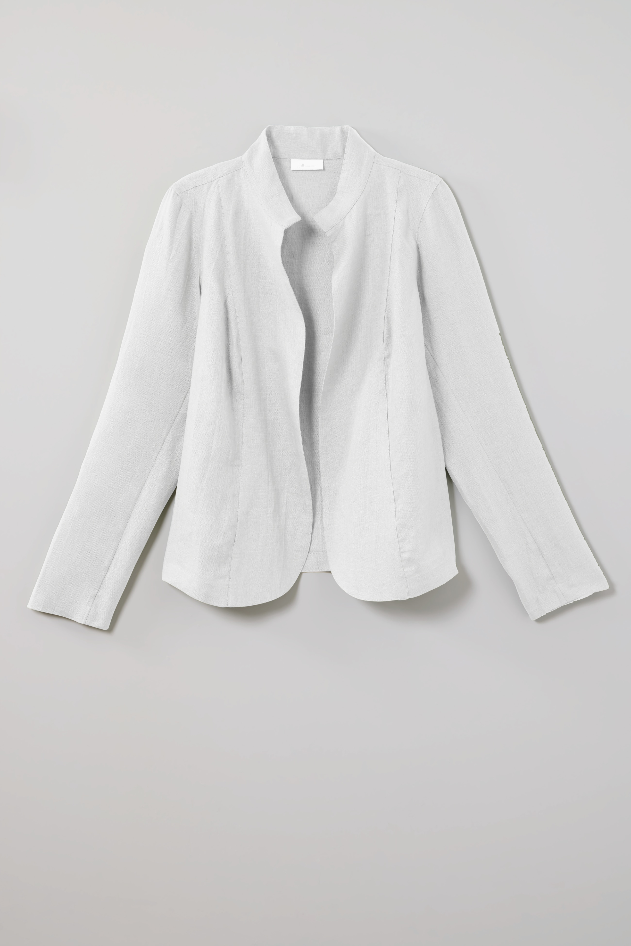 Tissue Linen Open-Front Jacket | JJill