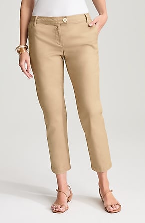 Image for Chino Slim-Leg Crops
