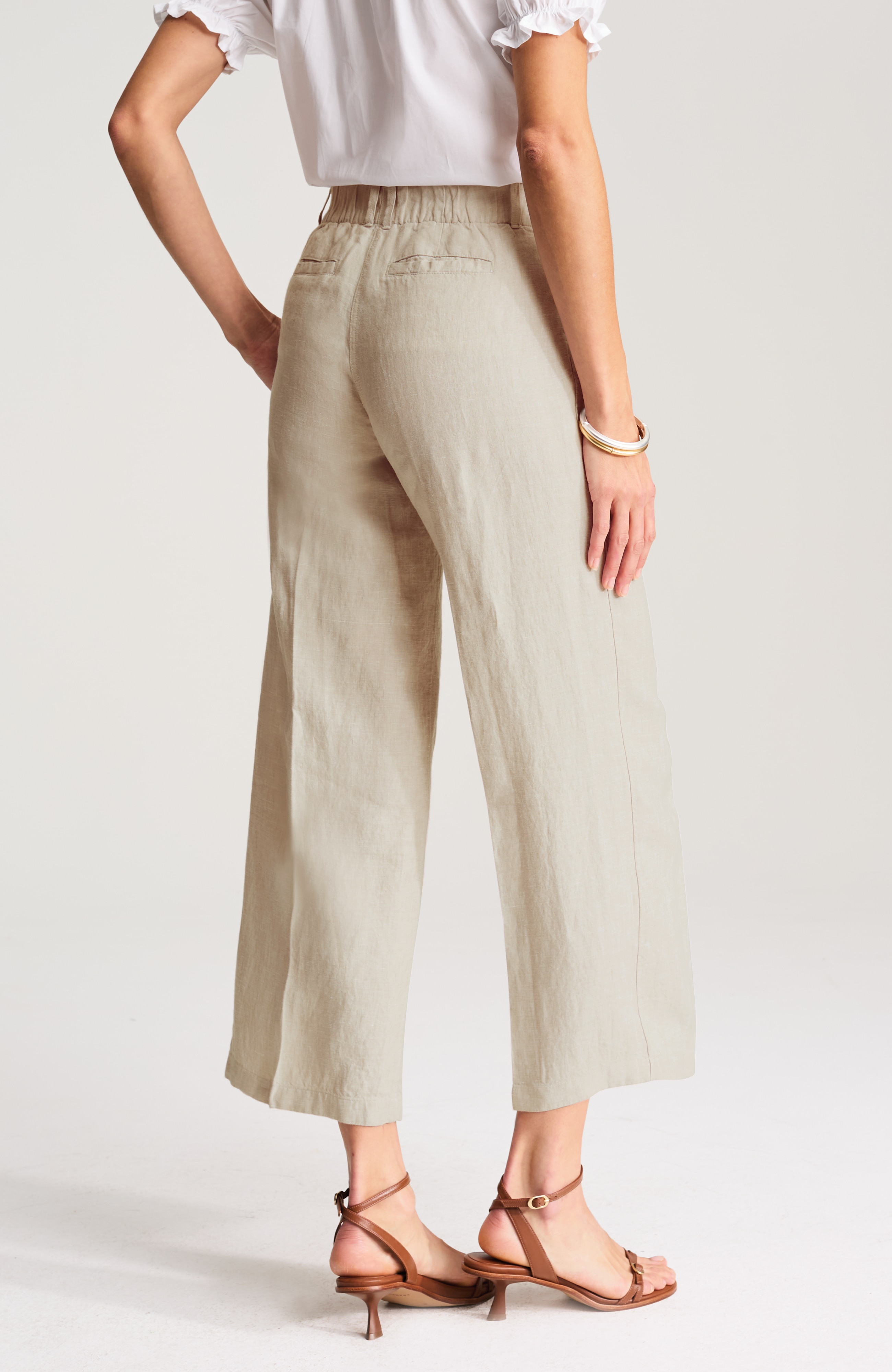 linen wide-leg pants