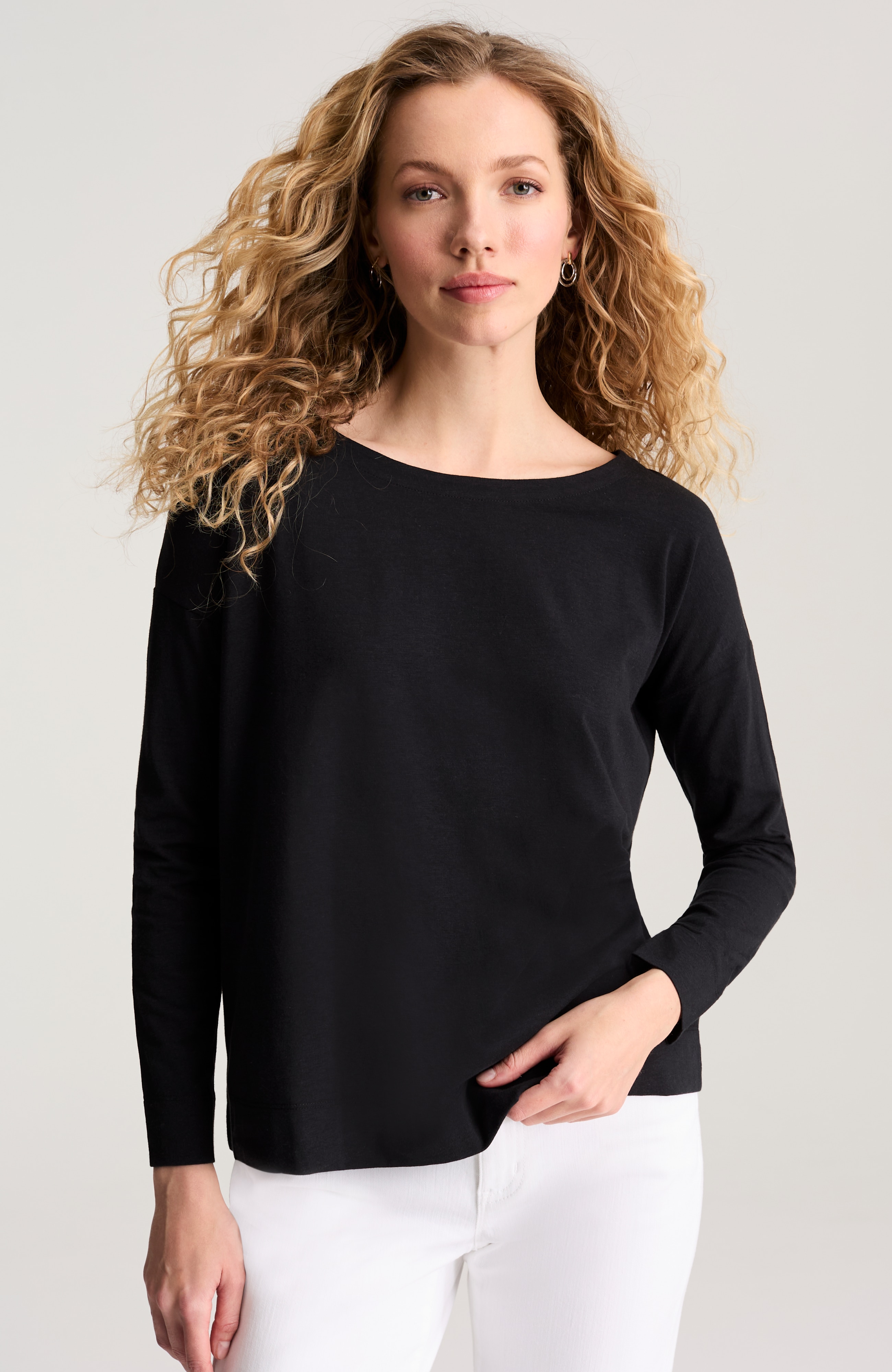 relaxed jersey tee