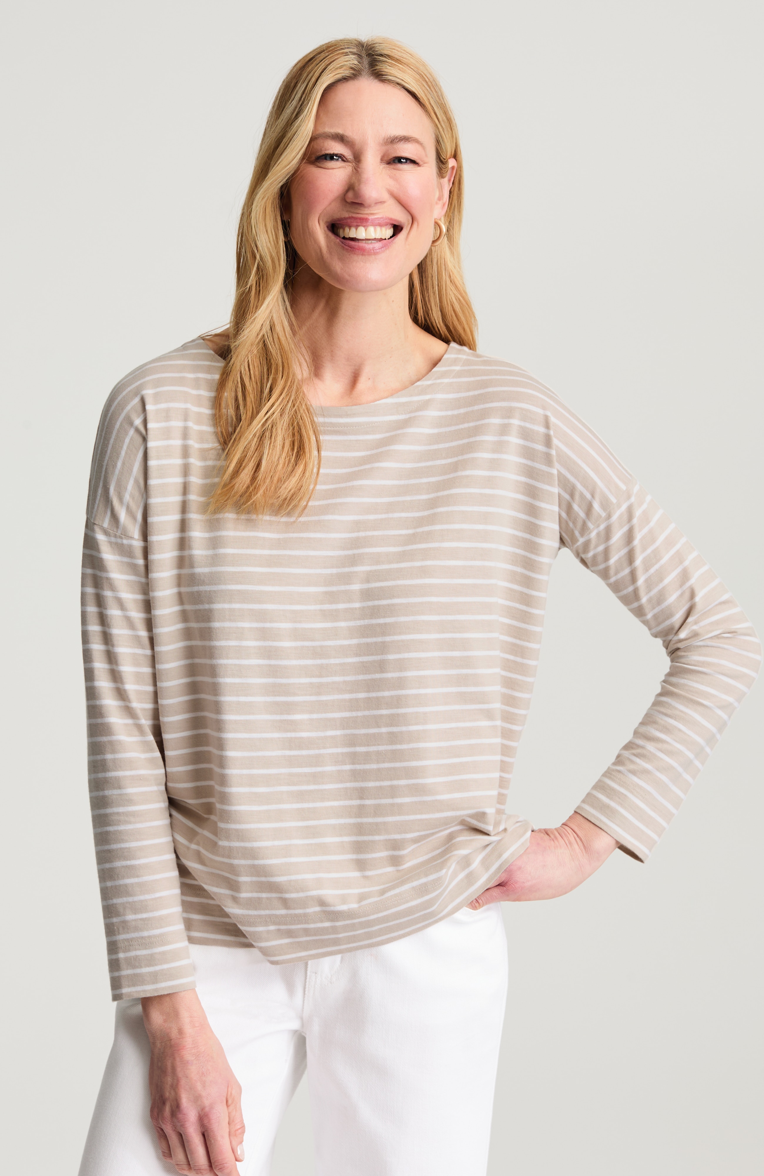 RELAXED JERSEY TEE | JJill