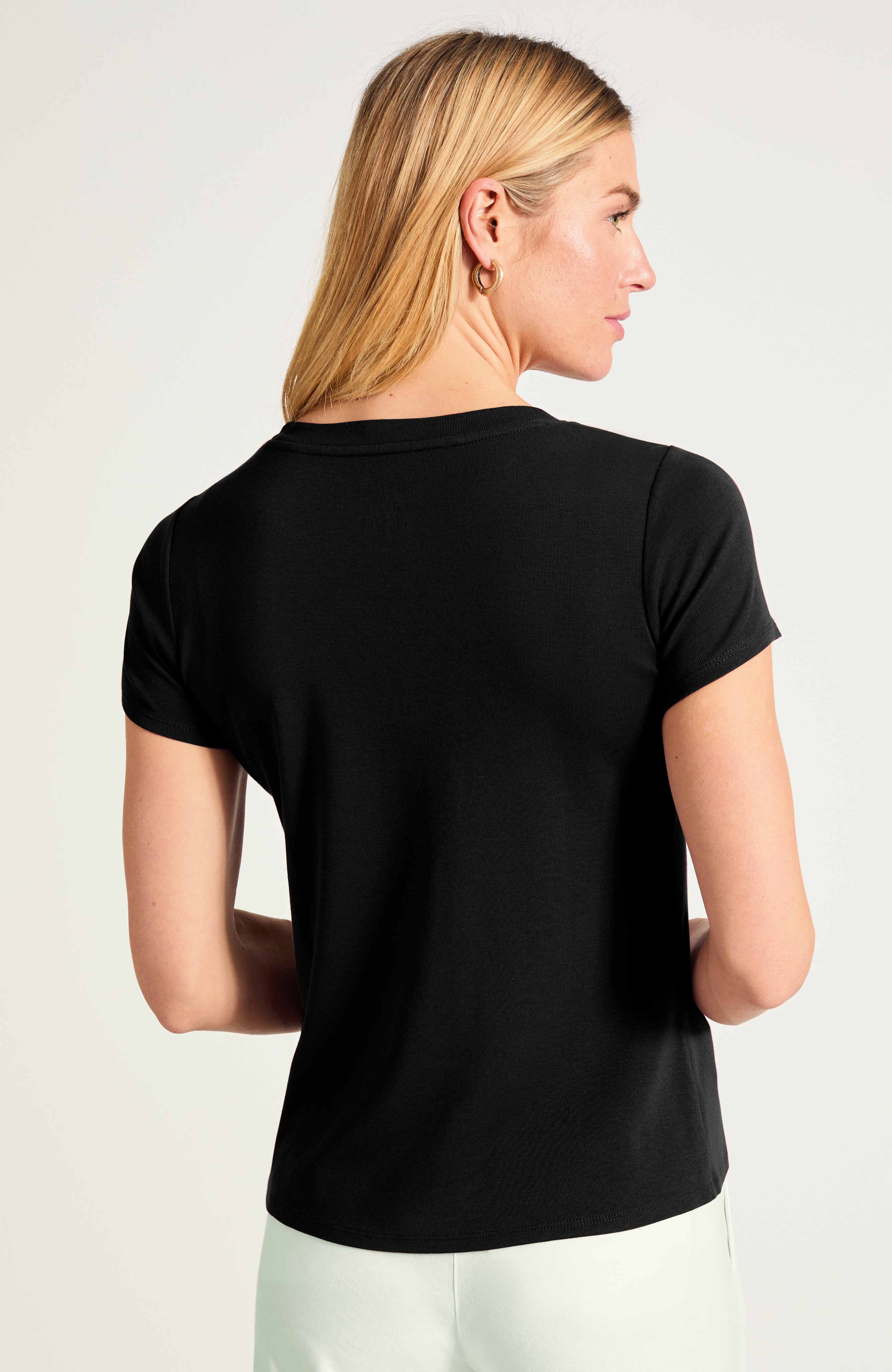 pima short-sleeve layering tee