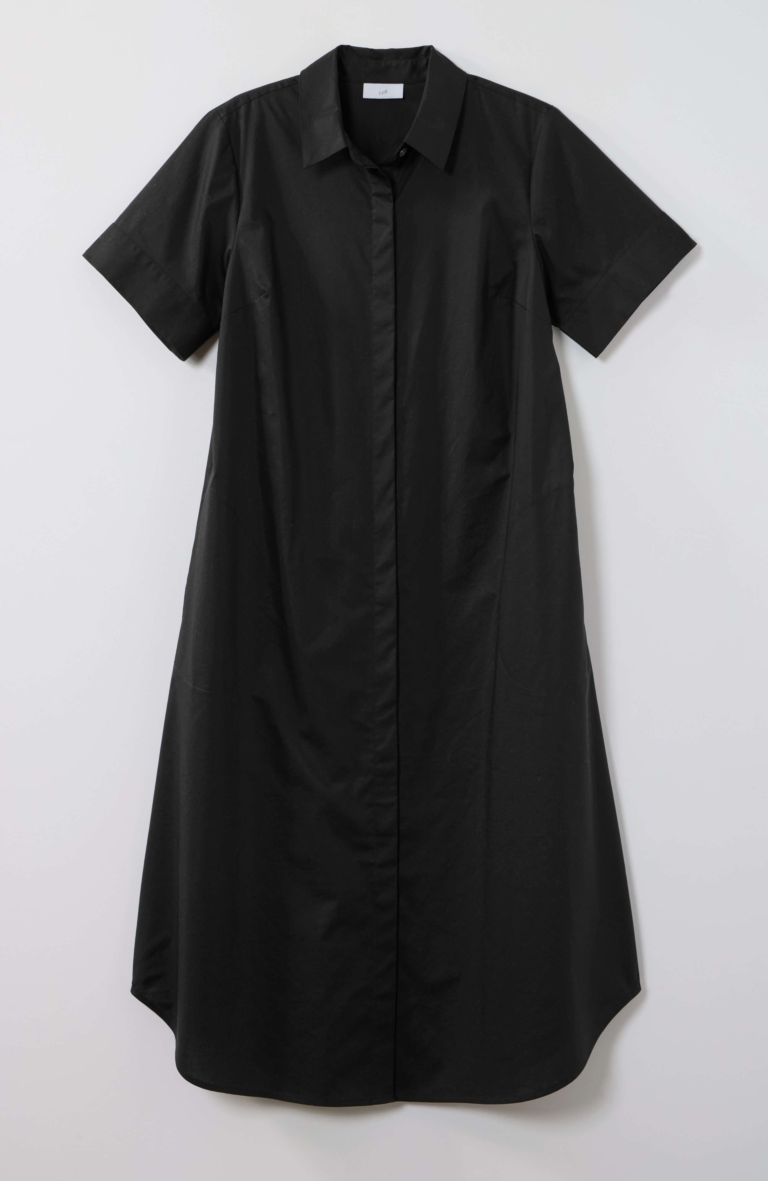 SHORT-SLEEVE MIDI SHIRTDRESS | JJill