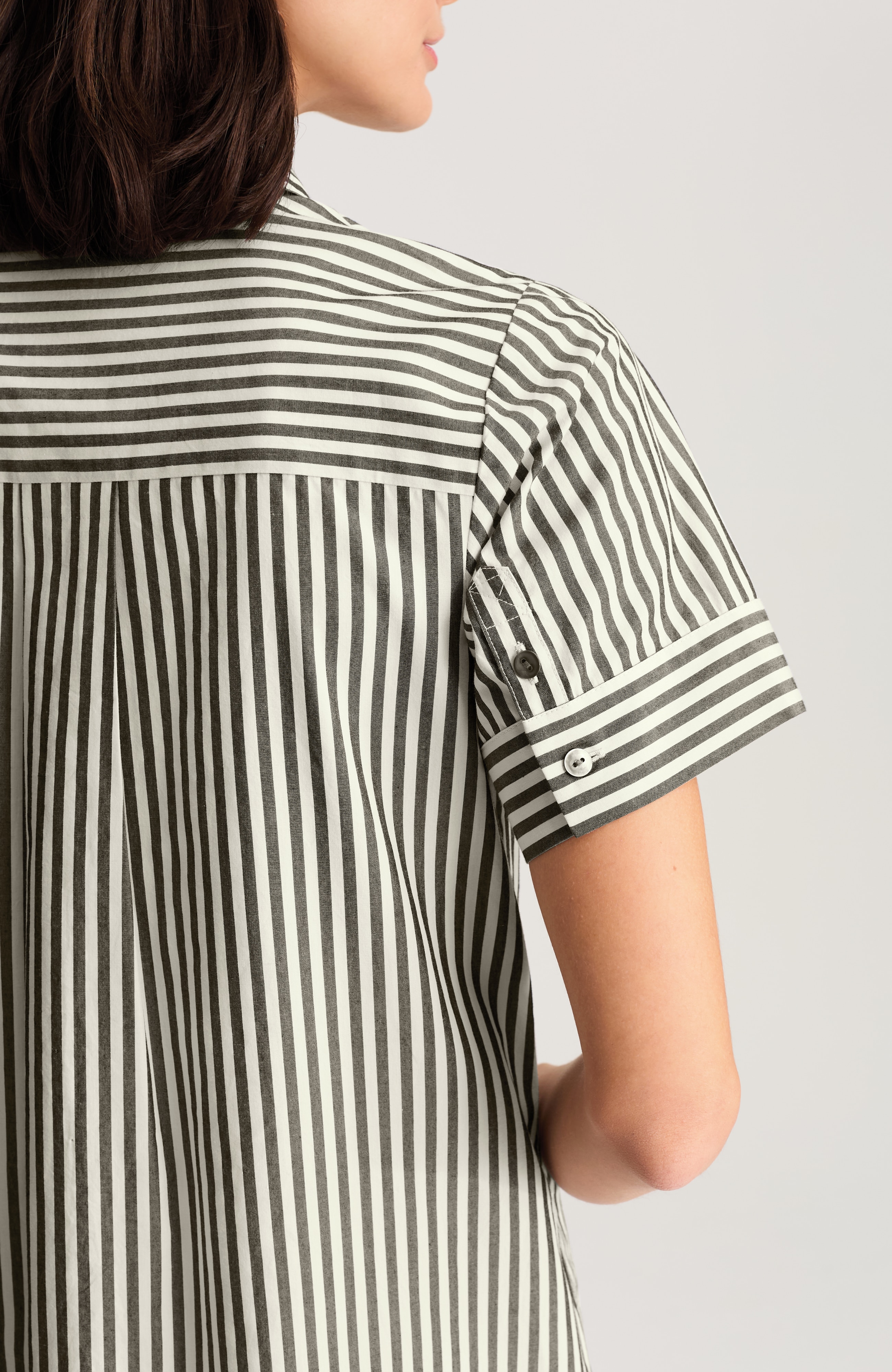 SHORT-SLEEVE MIDI SHIRTDRESS | JJill