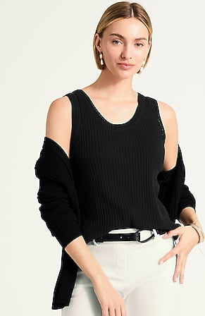 Image for Pointelle Sweater Tank