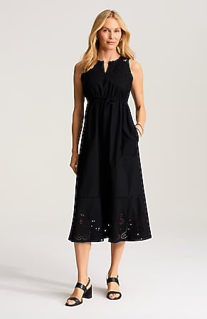 Image for Eyelet Midi Dress