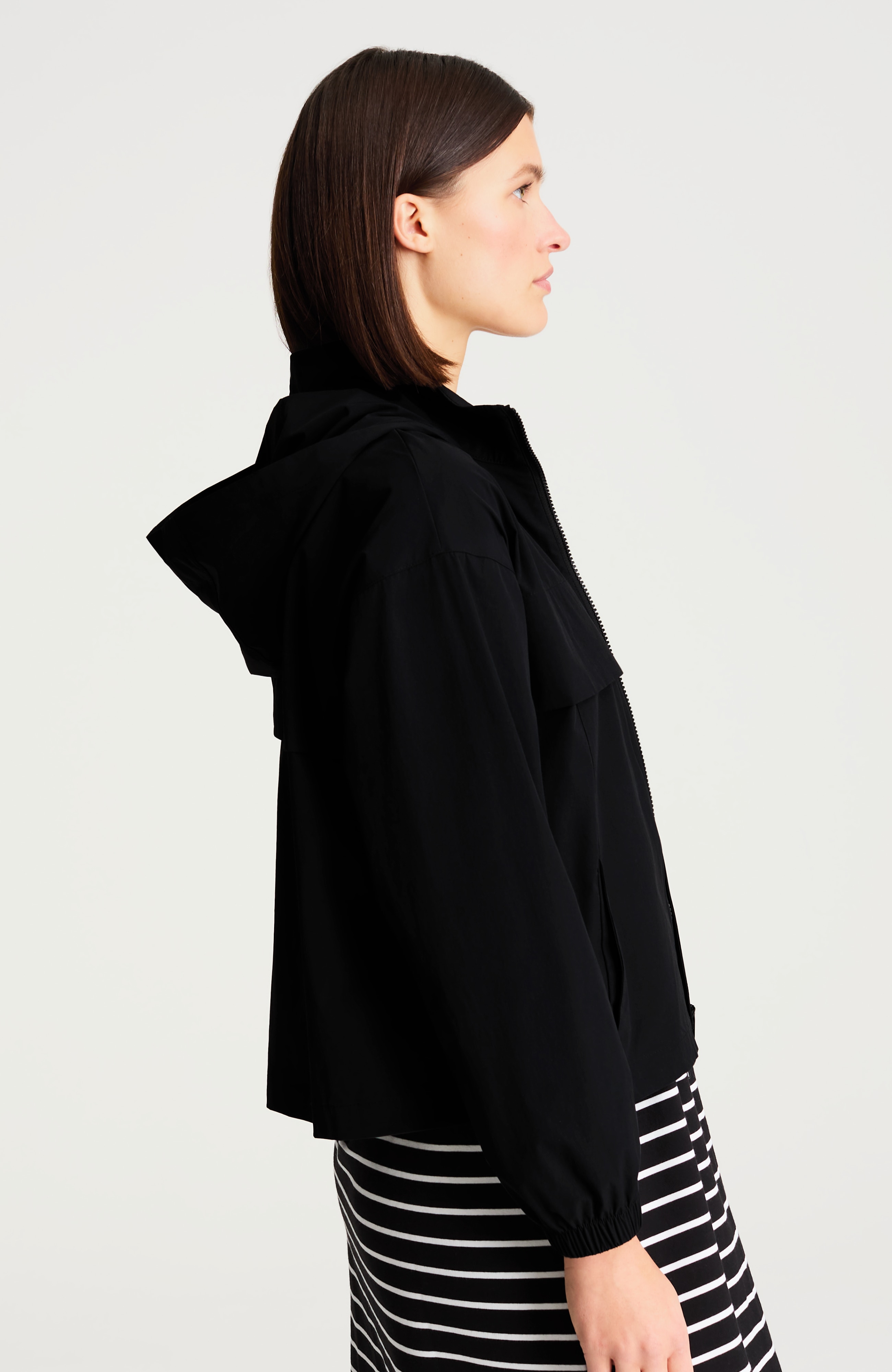 fit packable water-repellent jacket